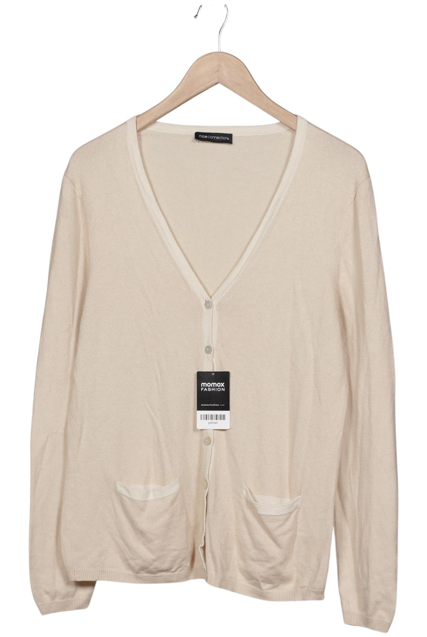 

Nice Connection Damen Strickjacke, beige, Gr. 42
