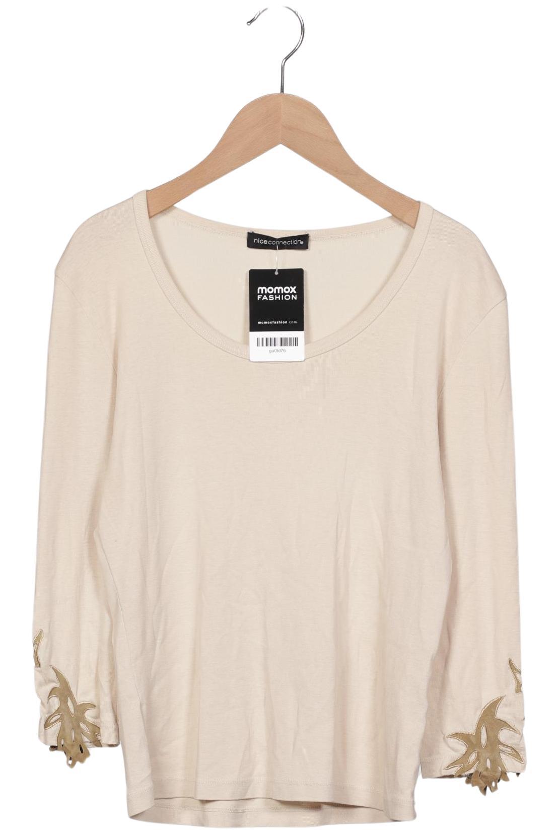 

Nice Connection Damen Langarmshirt, beige, Gr. 38