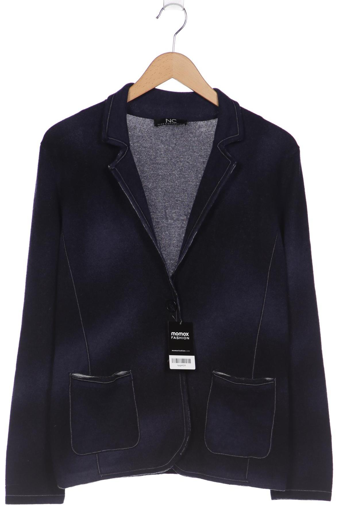 

NICE CONNECTION Damen Strickjacke, marineblau