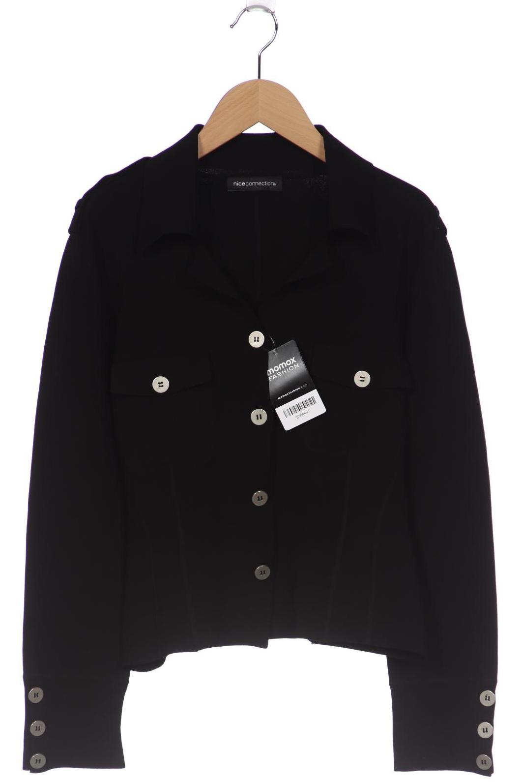 

NICE CONNECTION Damen Strickjacke, schwarz