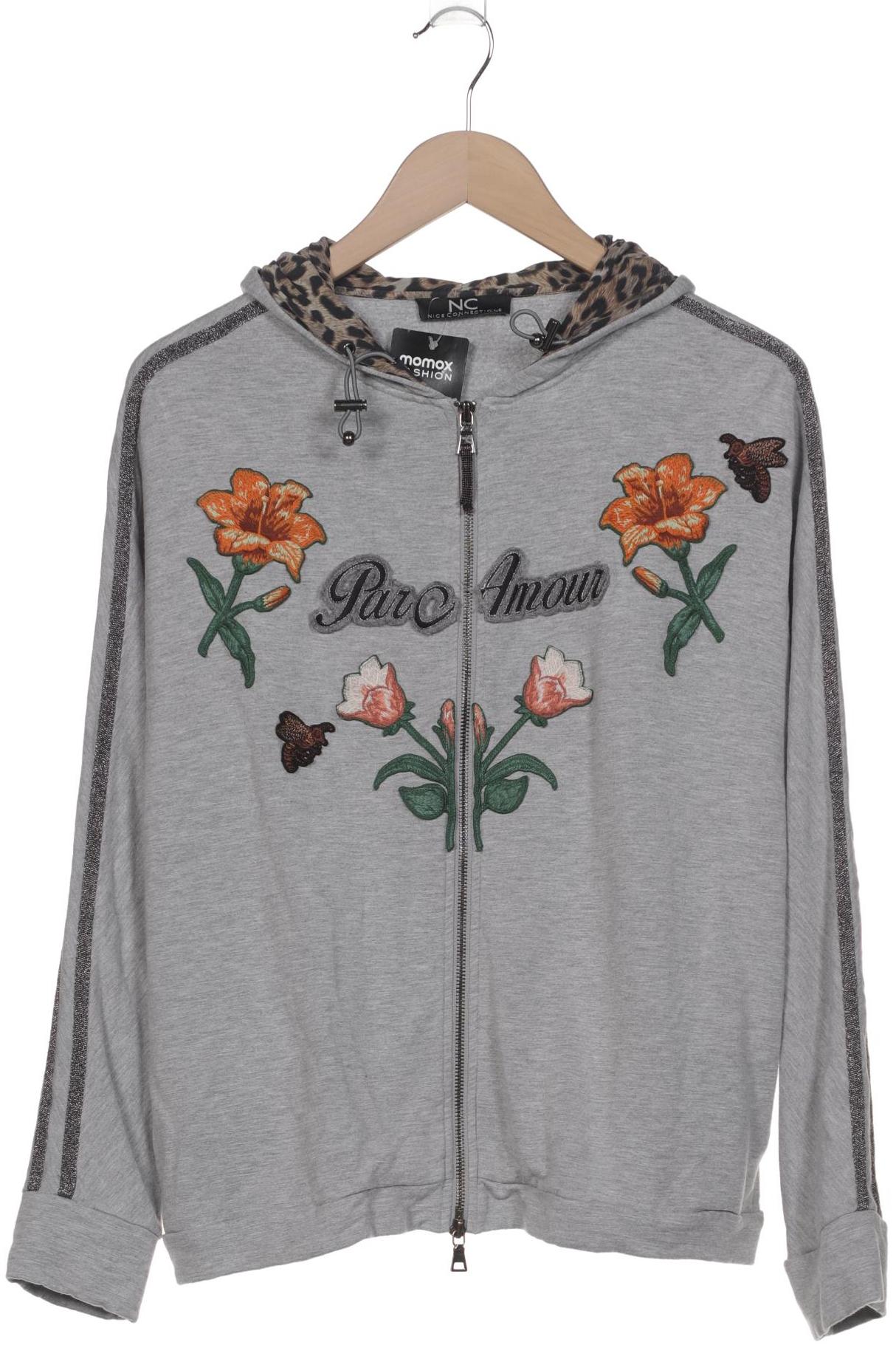 

Nice Connection Damen Kapuzenpullover, grau, Gr. 46
