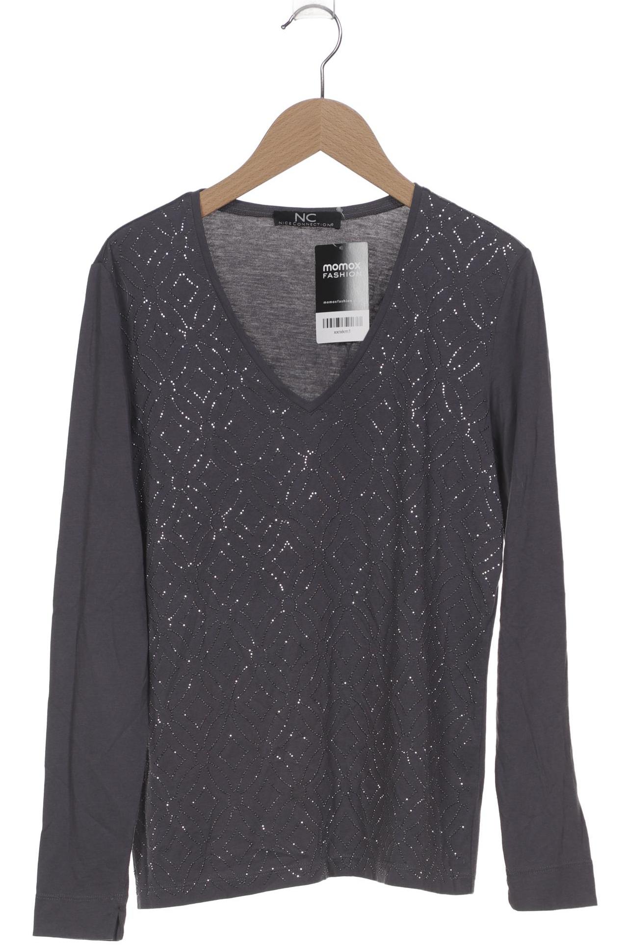 

Nice Connection Damen Langarmshirt, grau, Gr. 34