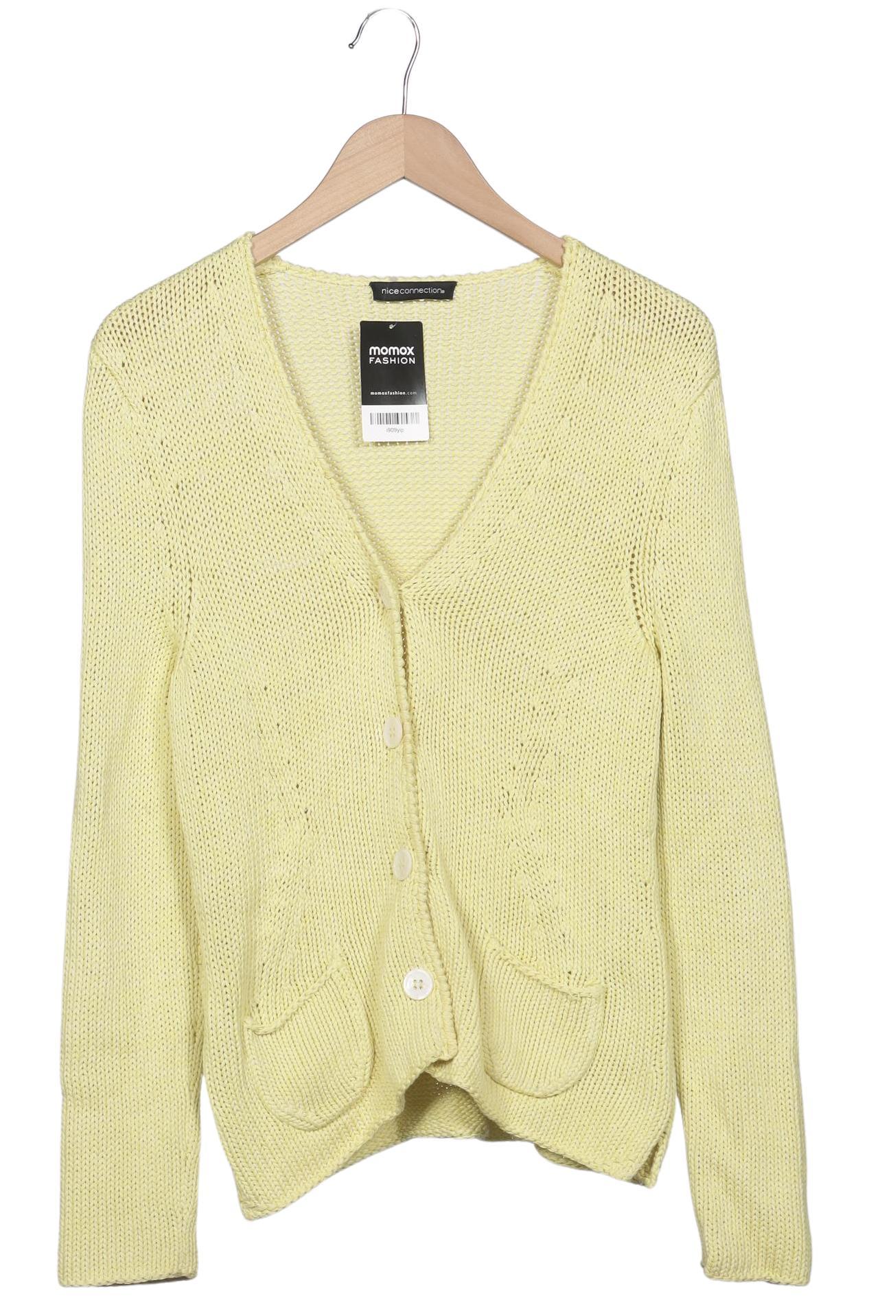 

Nice Connection Damen Strickjacke, gelb, Gr. 36
