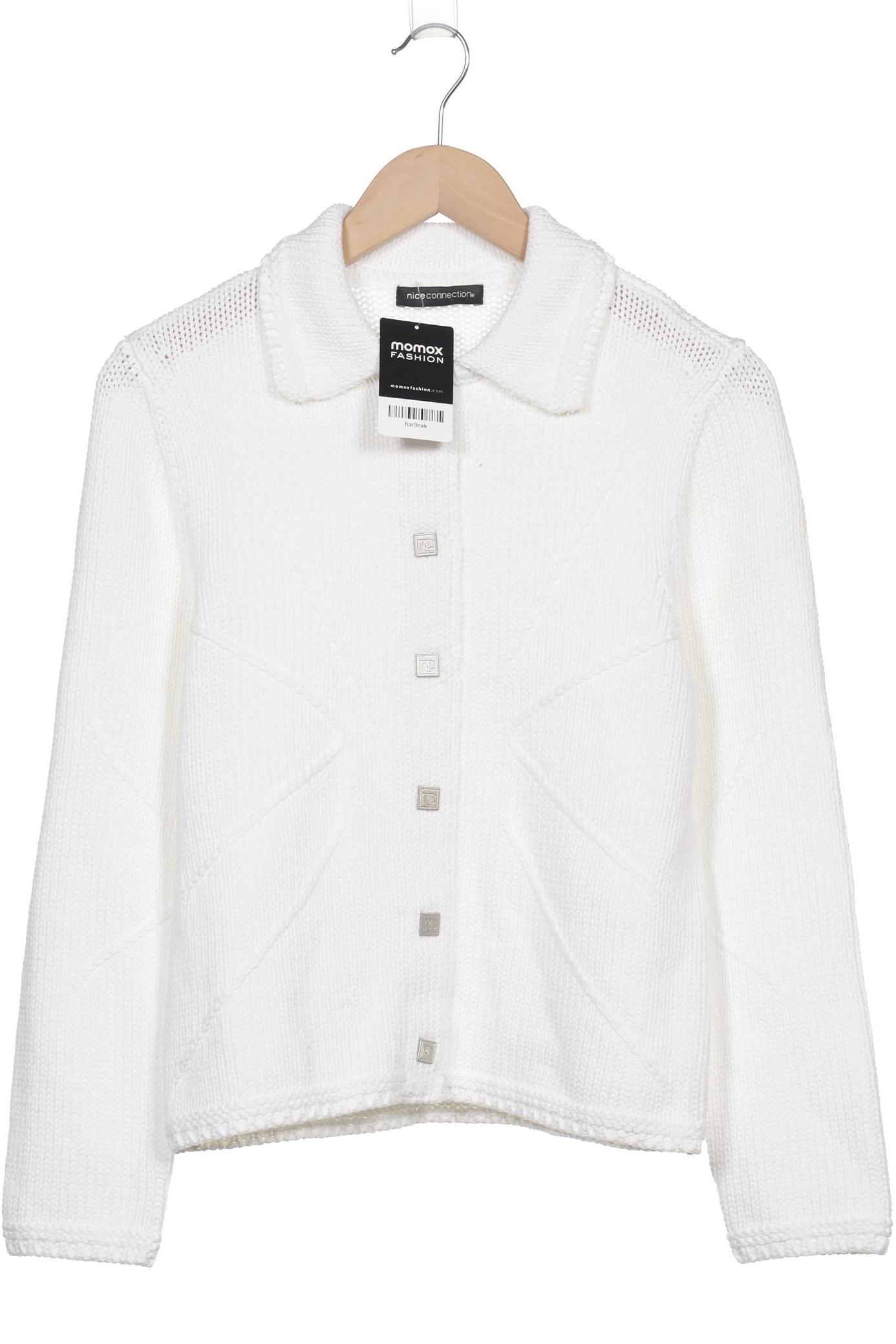 

Nice Connection Damen Strickjacke, weiß, Gr. 40
