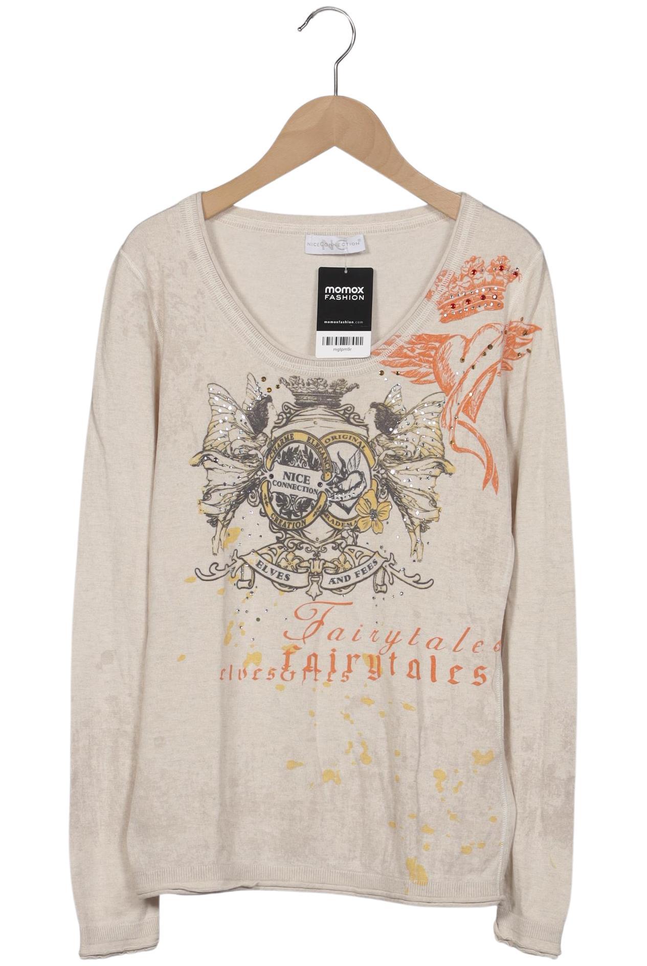 

Nice Connection Damen Langarmshirt, beige, Gr. 38