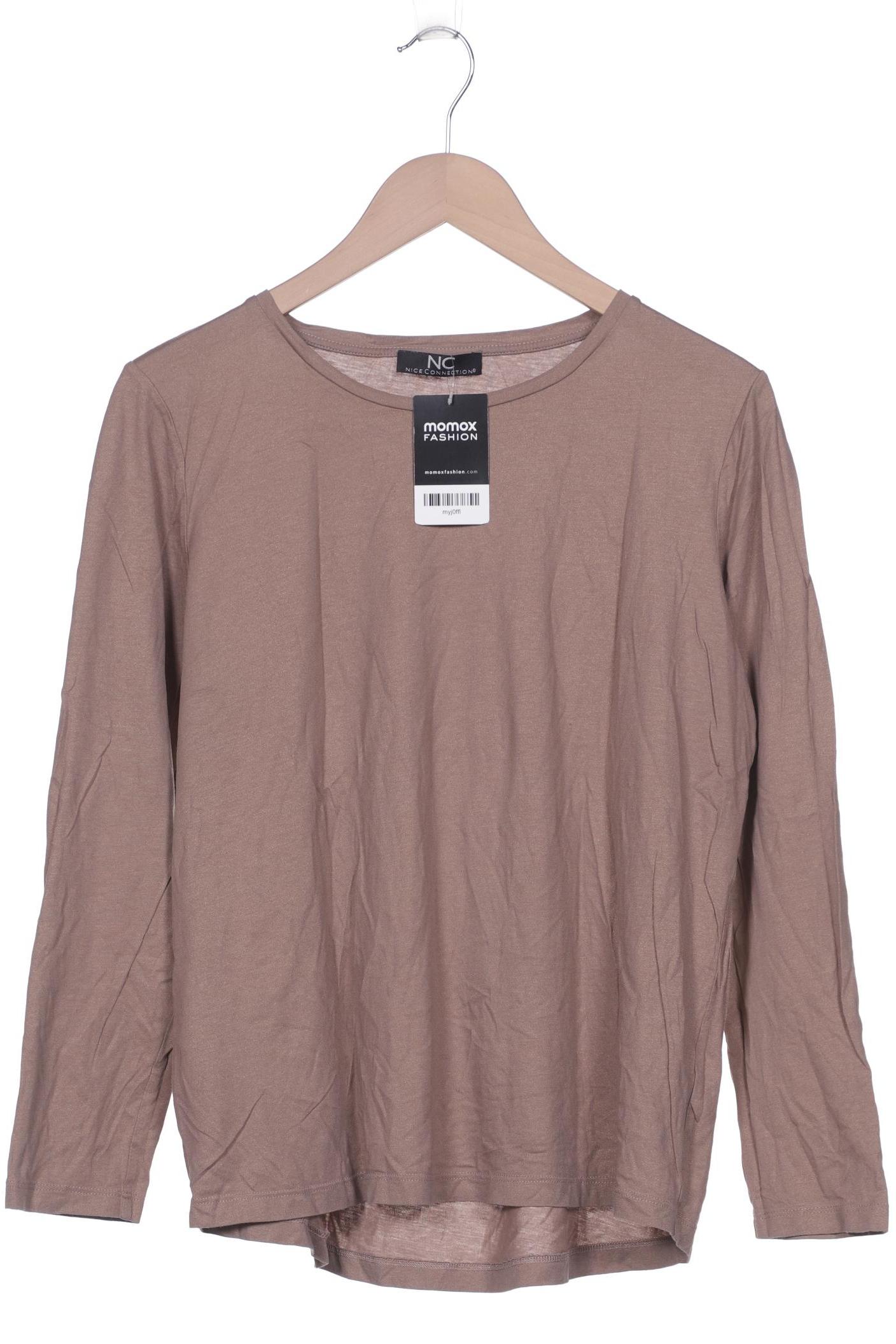 

NICE CONNECTION Damen Langarmshirt, braun