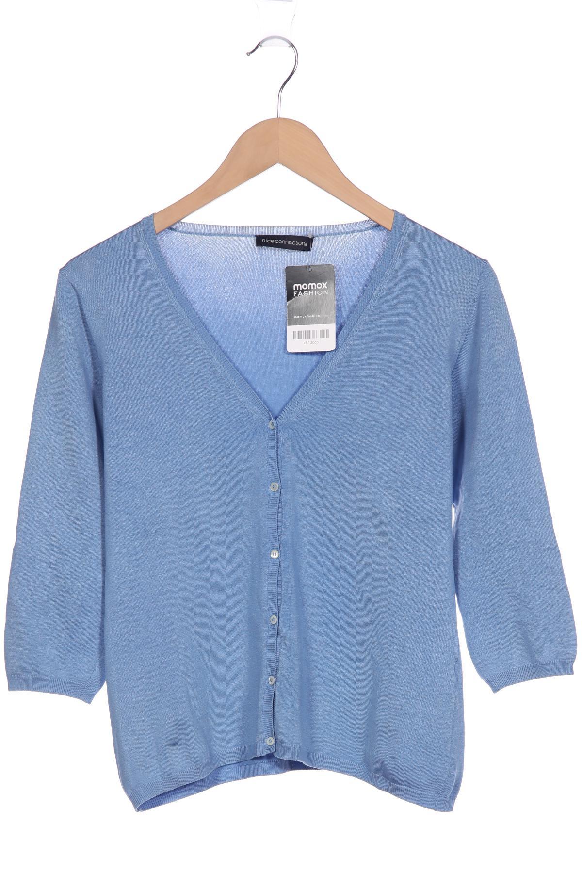 

Nice Connection Damen Strickjacke, blau, Gr. 38