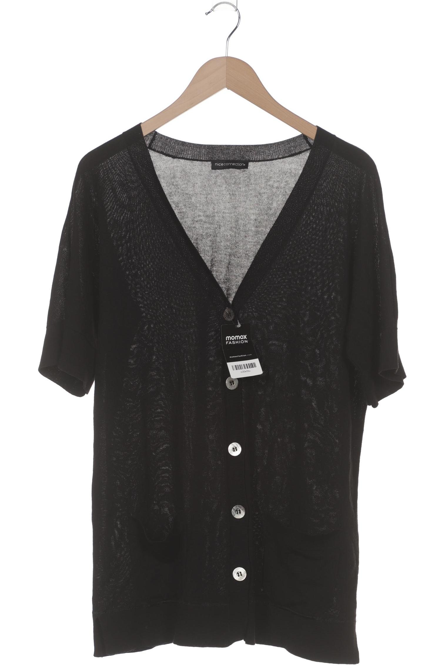 

Nice Connection Damen Strickjacke, schwarz, Gr. 40