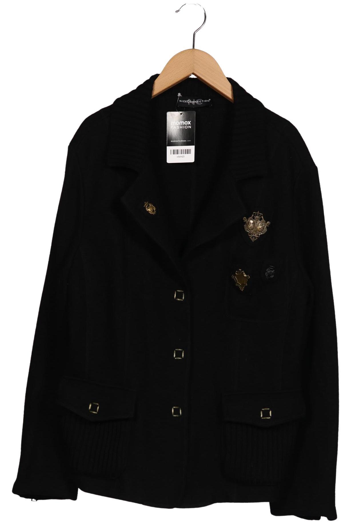 

Nice Connection Damen Strickjacke, schwarz, Gr. 44