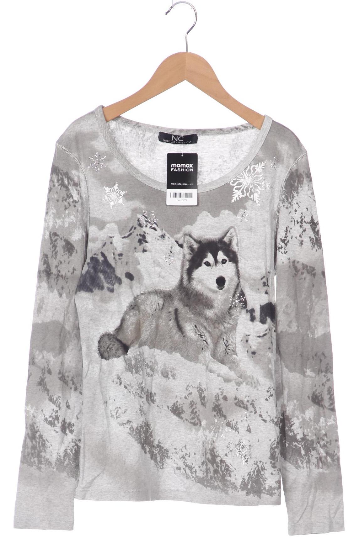 

Nice Connection Damen Langarmshirt, grau, Gr. 40