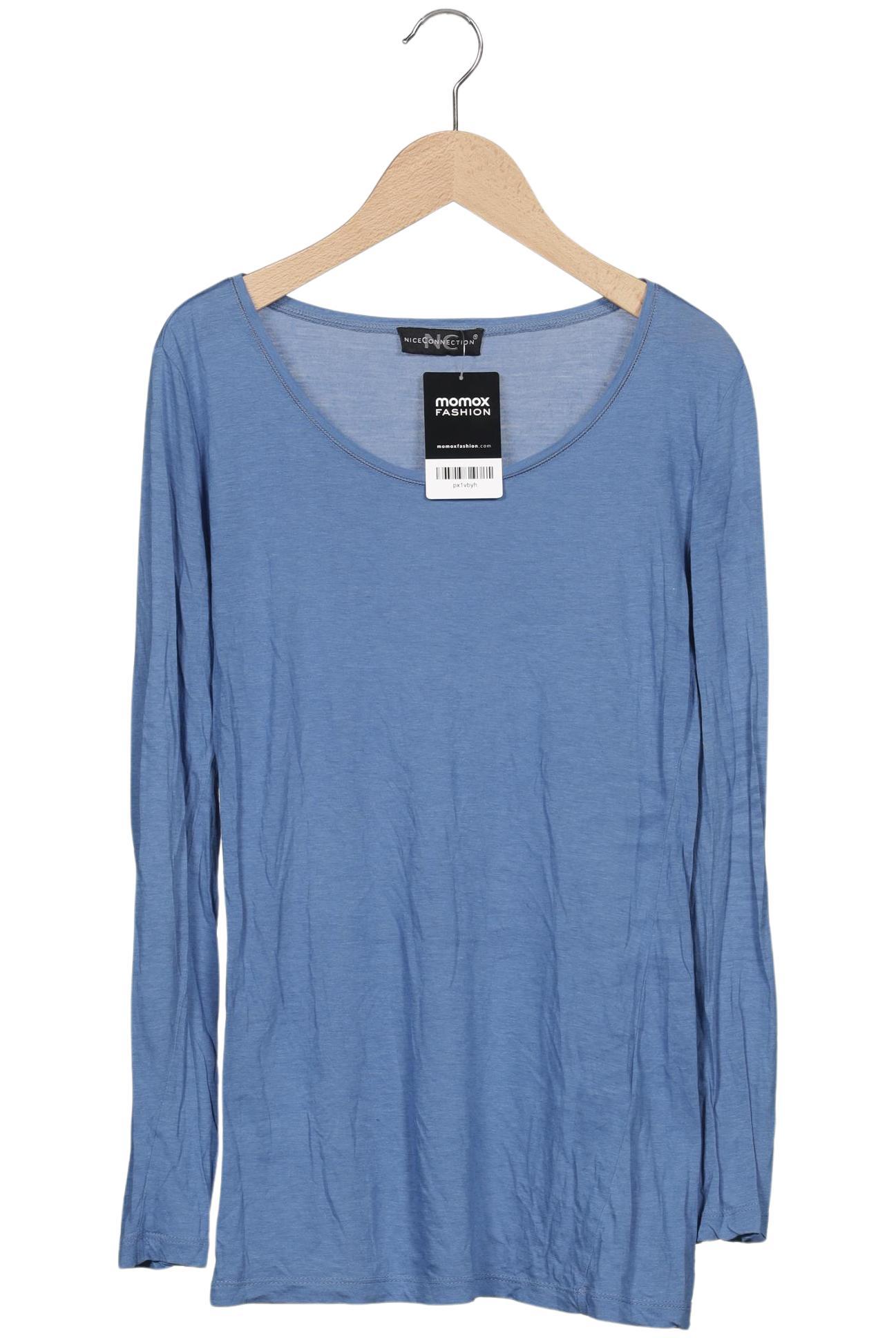 

Nice Connection Damen Langarmshirt, blau, Gr. 38