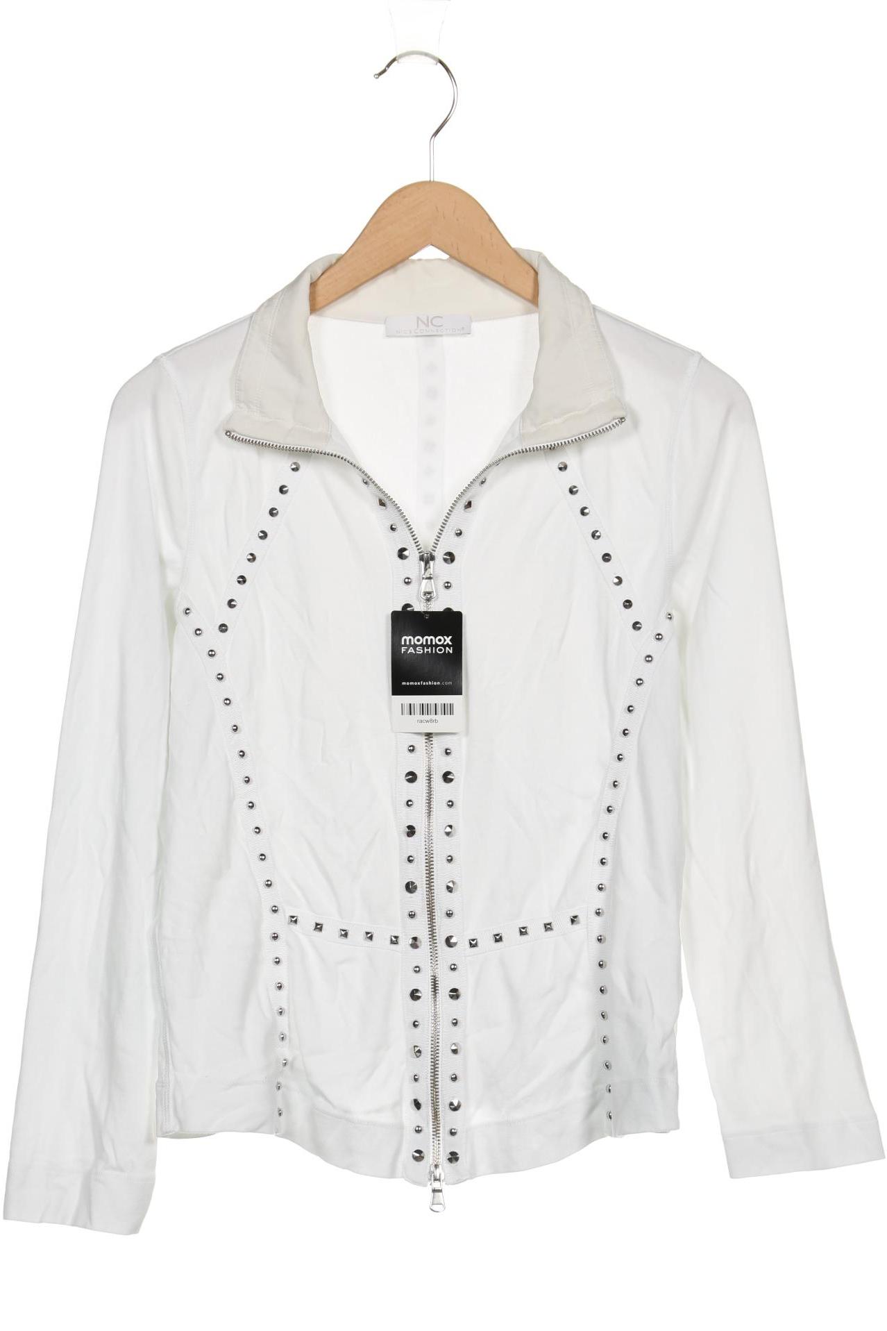 

NICE CONNECTION Damen Strickjacke, weiß