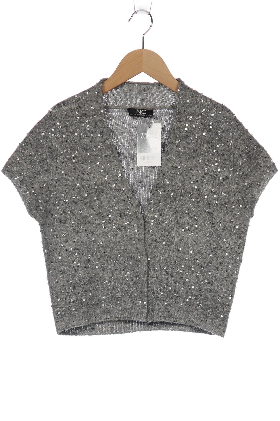 

NICE CONNECTION Damen Strickjacke, grau