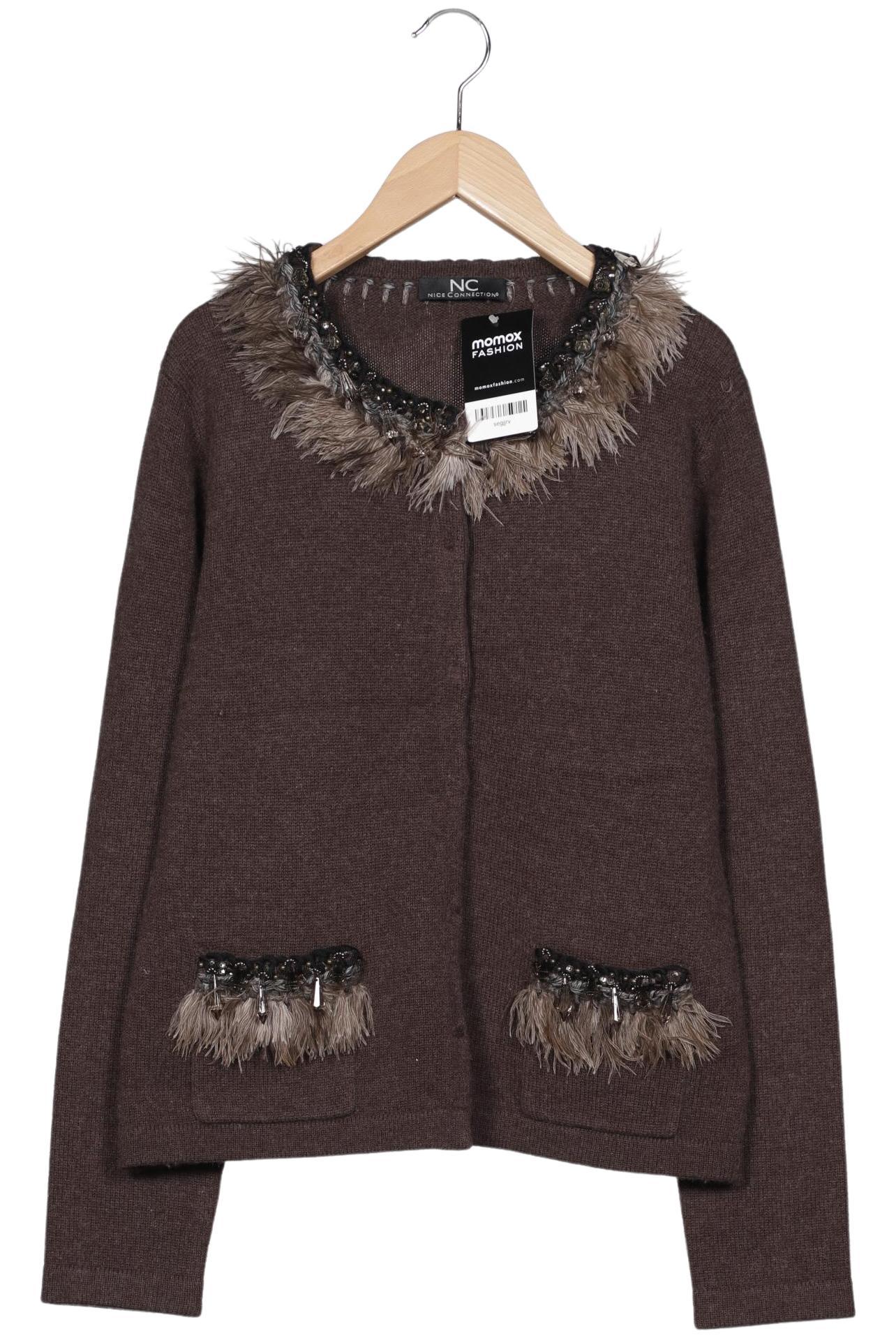 

Nice Connection Damen Strickjacke, braun, Gr. 40