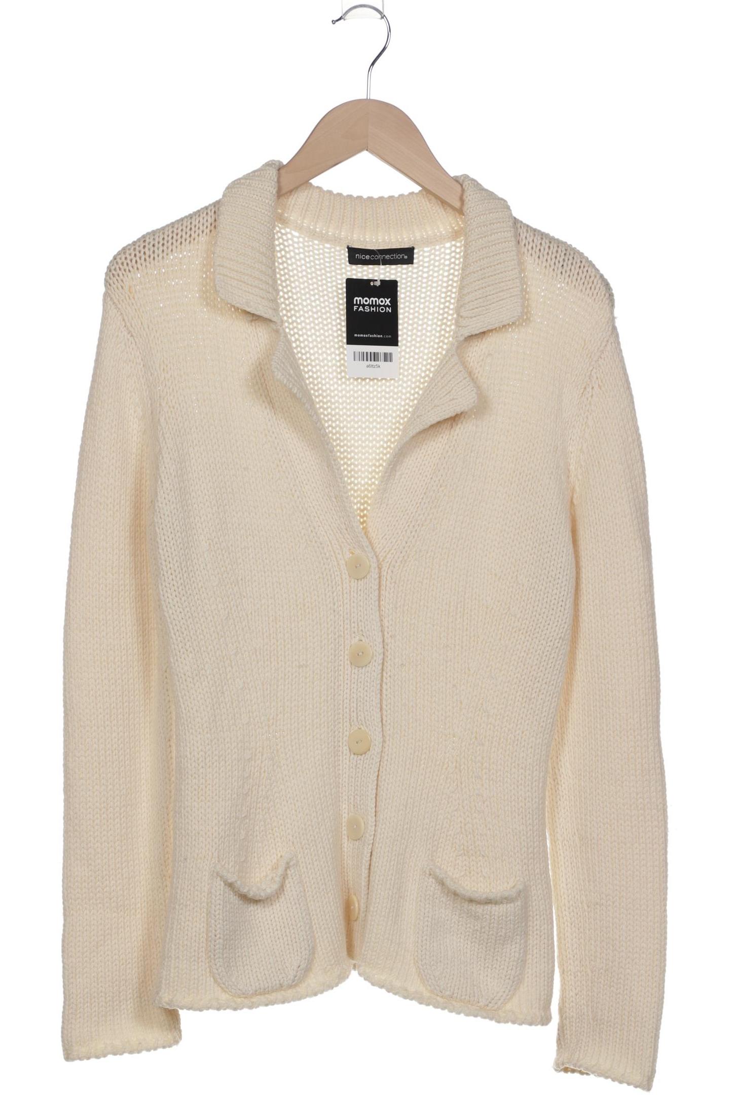 

Nice Connection Damen Strickjacke, cremeweiß, Gr. 40