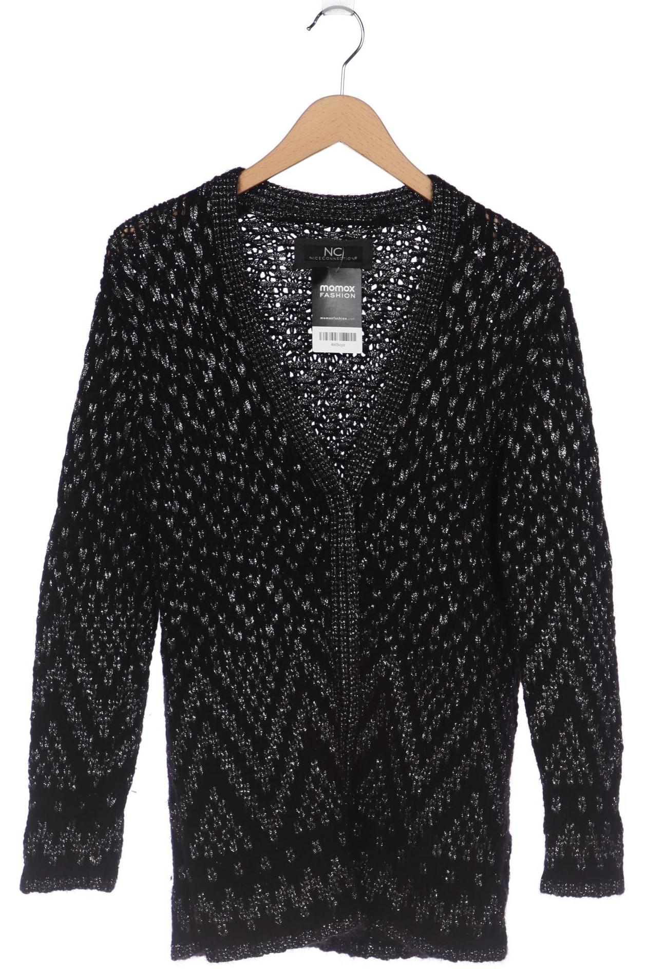 

NICE CONNECTION Damen Strickjacke, schwarz