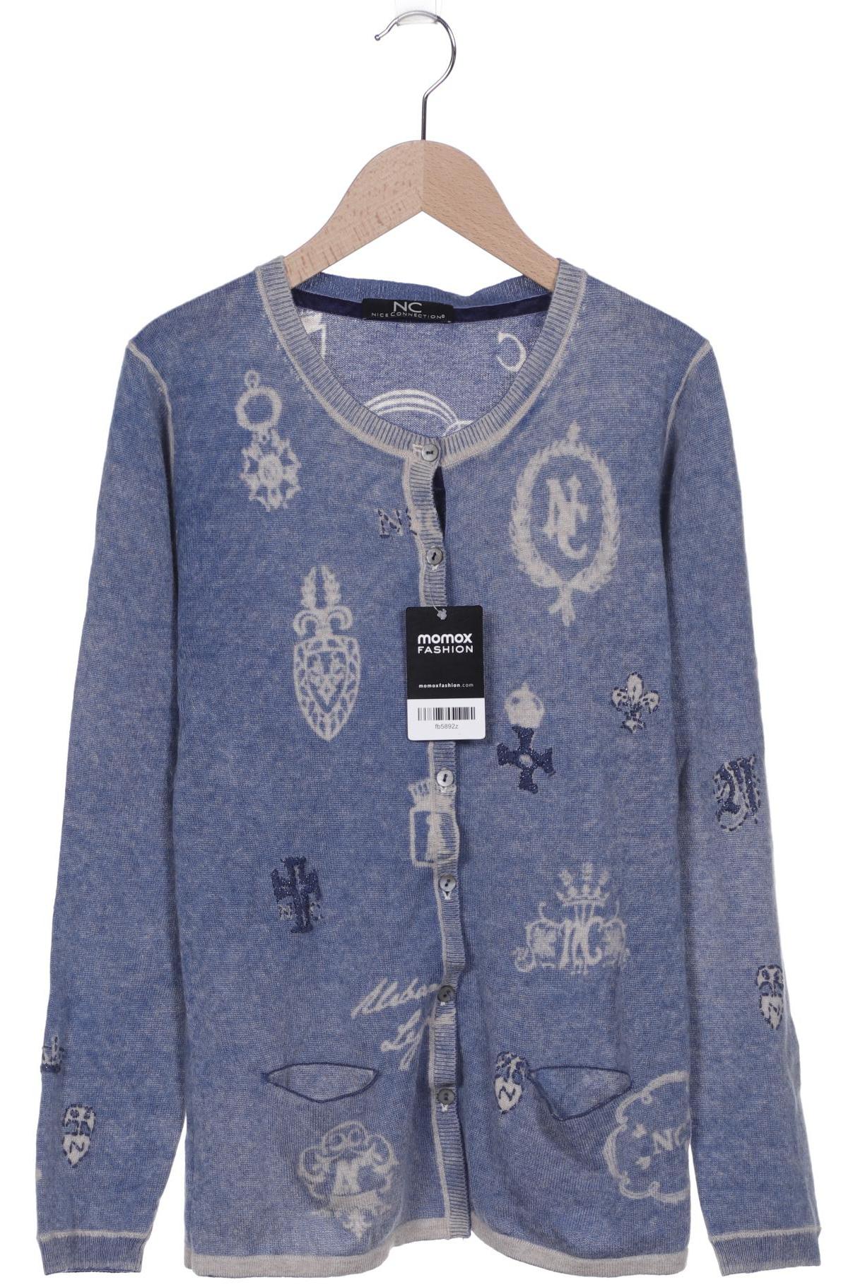 

Nice Connection Damen Strickjacke, blau, Gr. 40