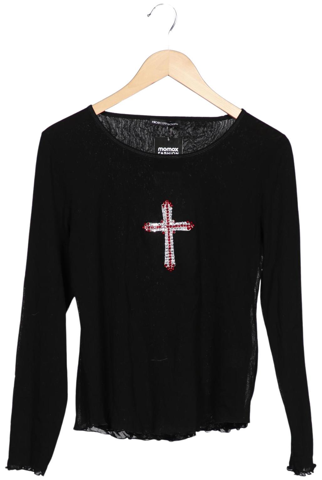 

Nice Connection Damen Langarmshirt, schwarz, Gr. 42