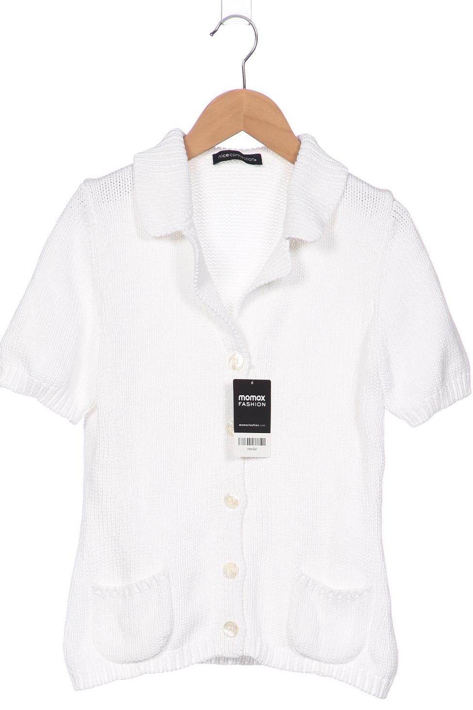 

Nice Connection Damen Strickjacke, weiß, Gr. 36
