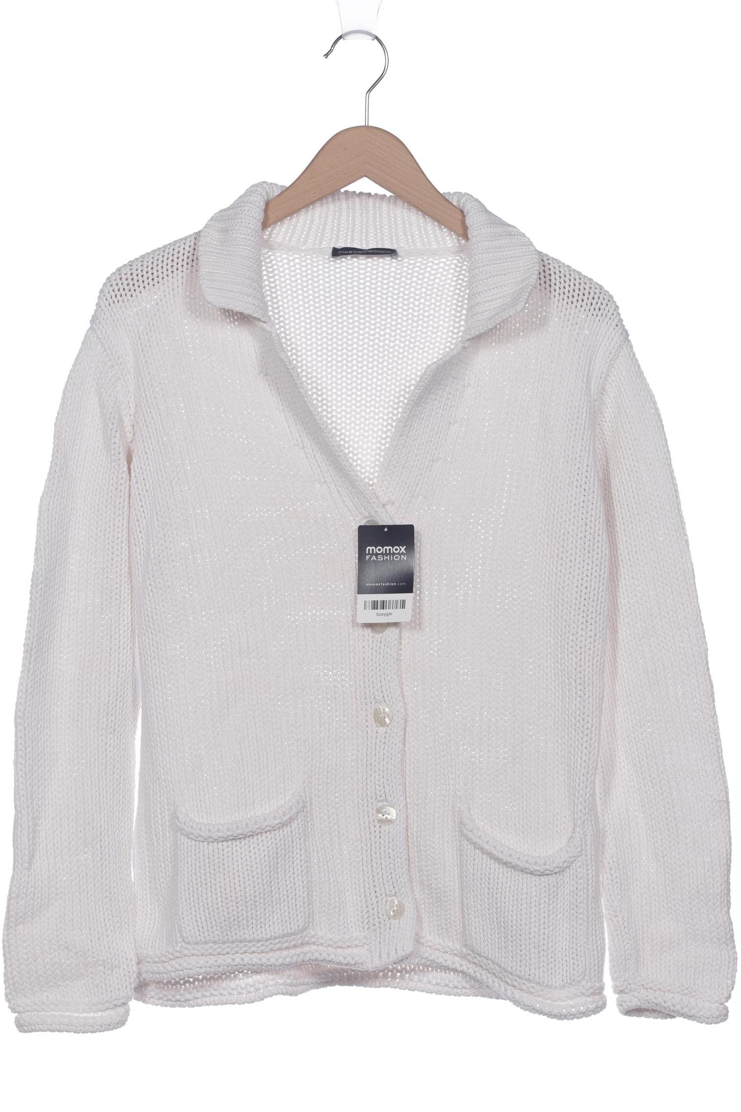

Nice Connection Damen Strickjacke, weiß, Gr. 42