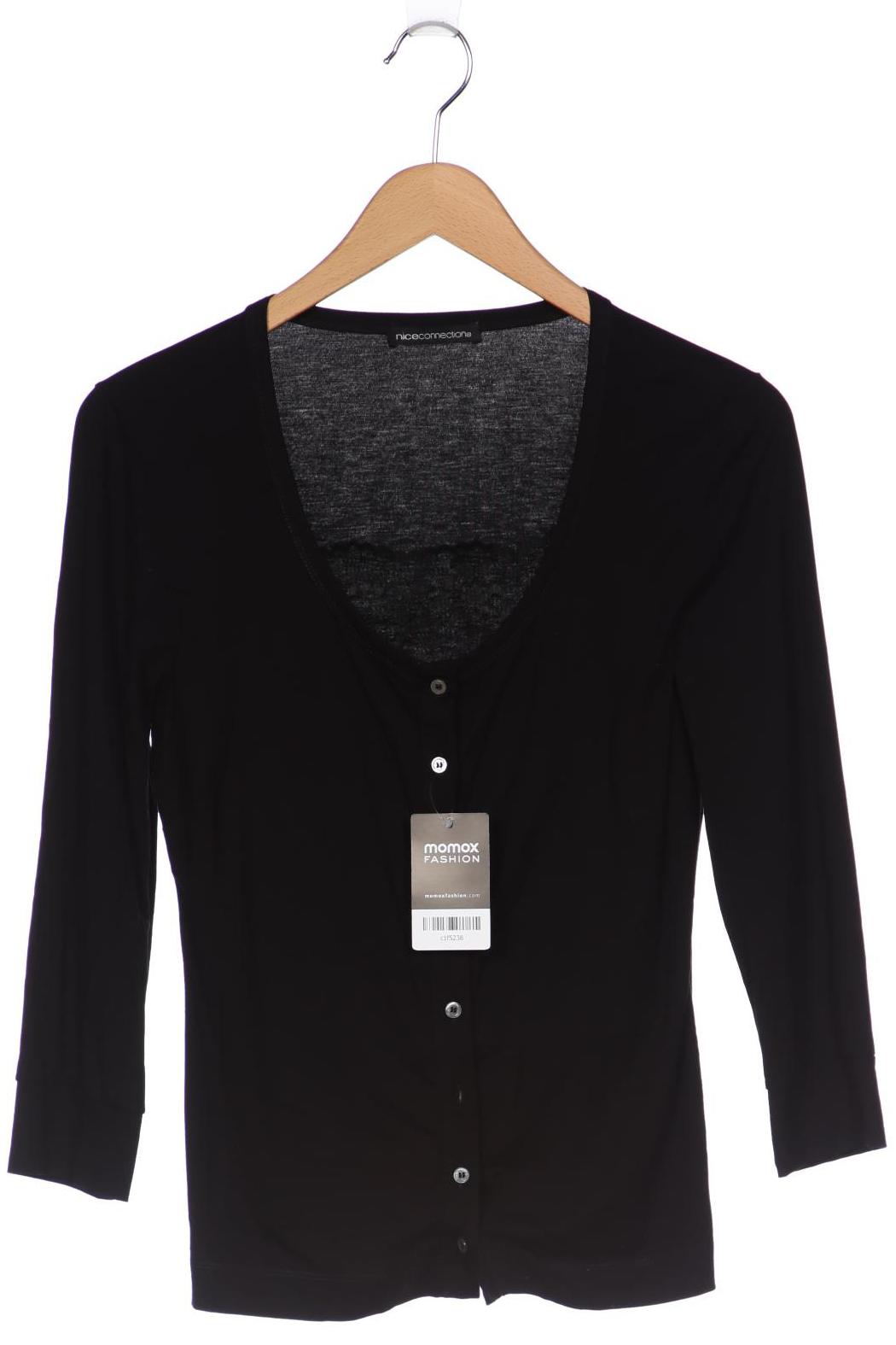

NICE CONNECTION Damen Strickjacke, schwarz