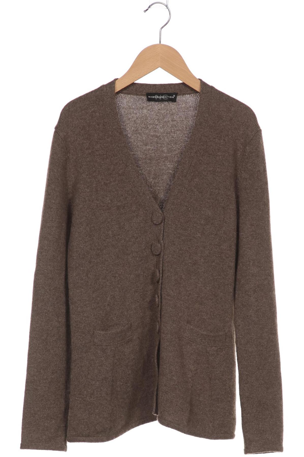 

NICE CONNECTION Damen Strickjacke, braun