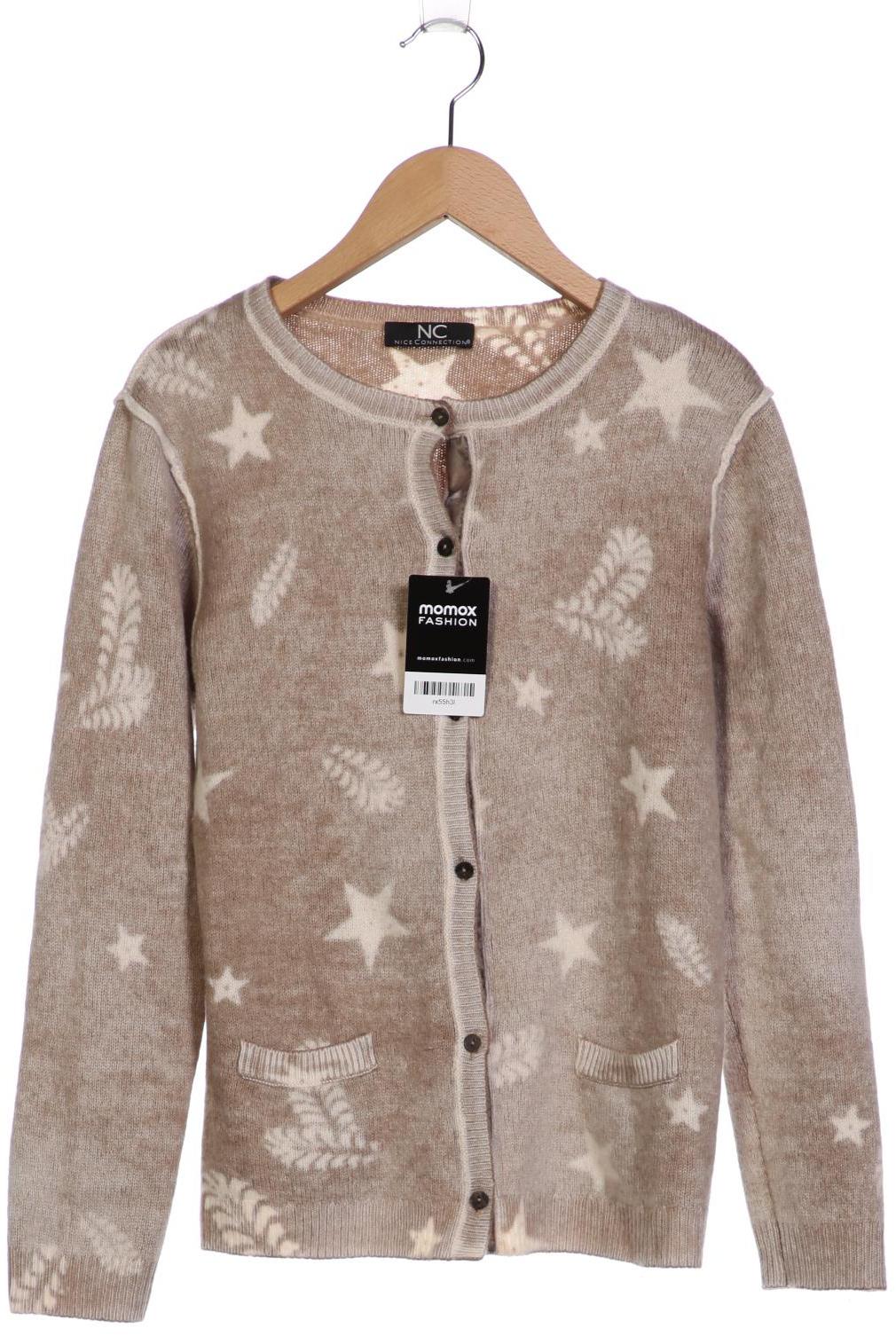 

Nice Connection Damen Strickjacke, beige, Gr. 42