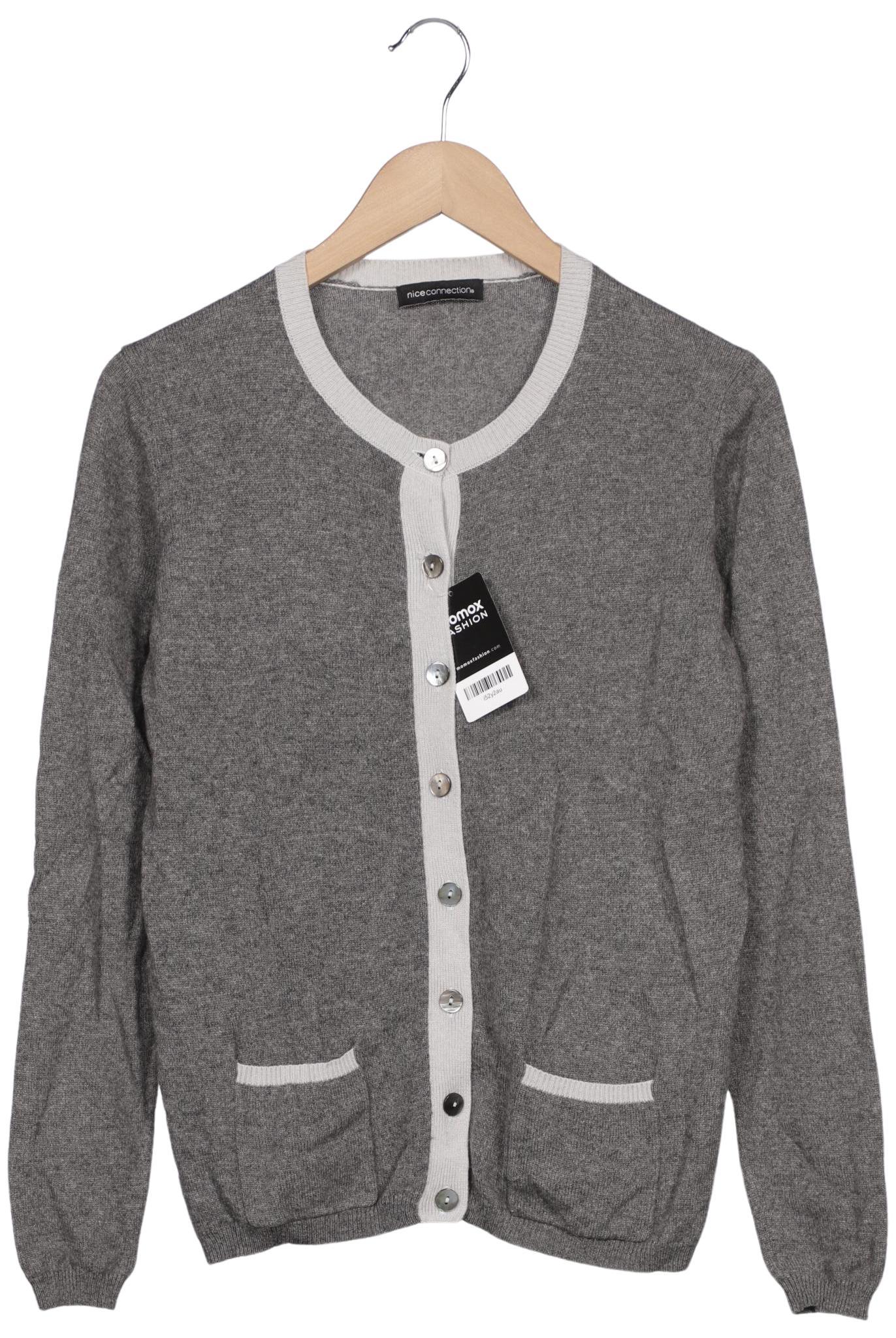 

Nice Connection Damen Strickjacke, grau, Gr. 42