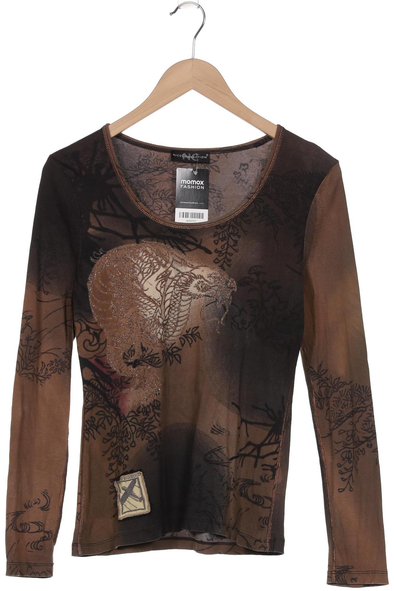 

Nice Connection Damen Langarmshirt, braun, Gr. 34