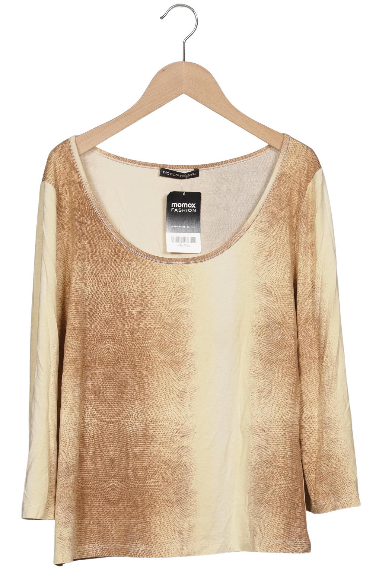 

Nice Connection Damen Langarmshirt, beige, Gr. 40