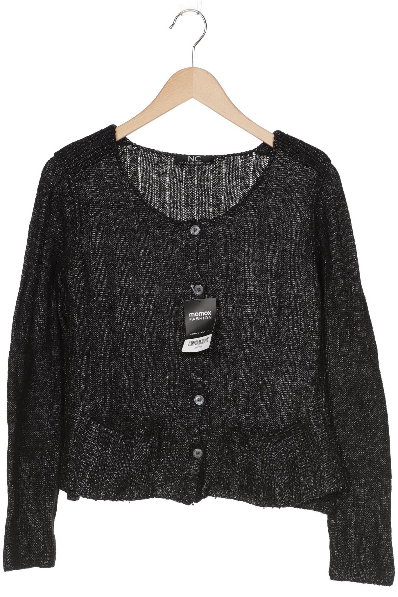 

Nice Connection Damen Strickjacke, schwarz, Gr. 42