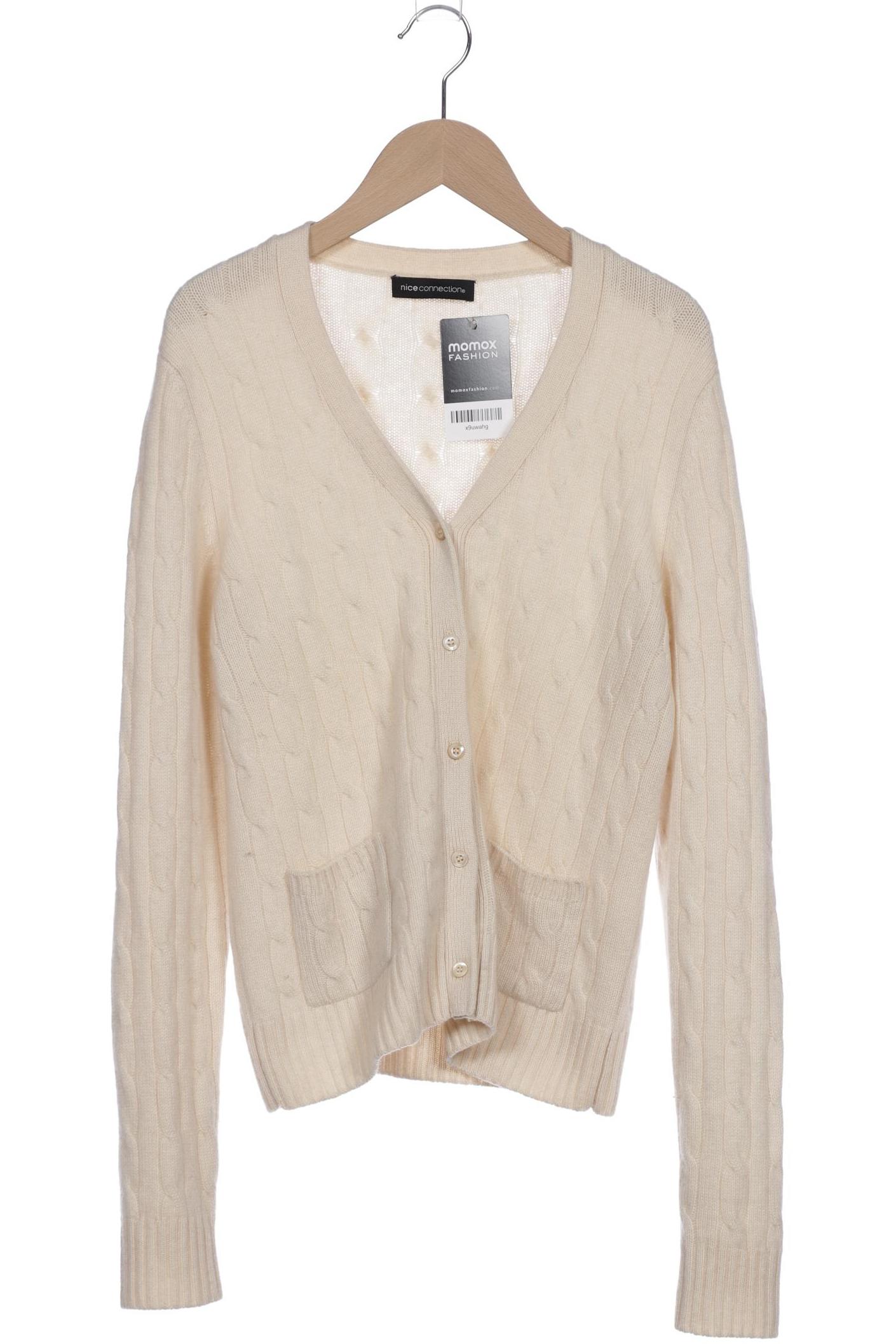 

Nice Connection Damen Strickjacke, cremeweiß, Gr. 36