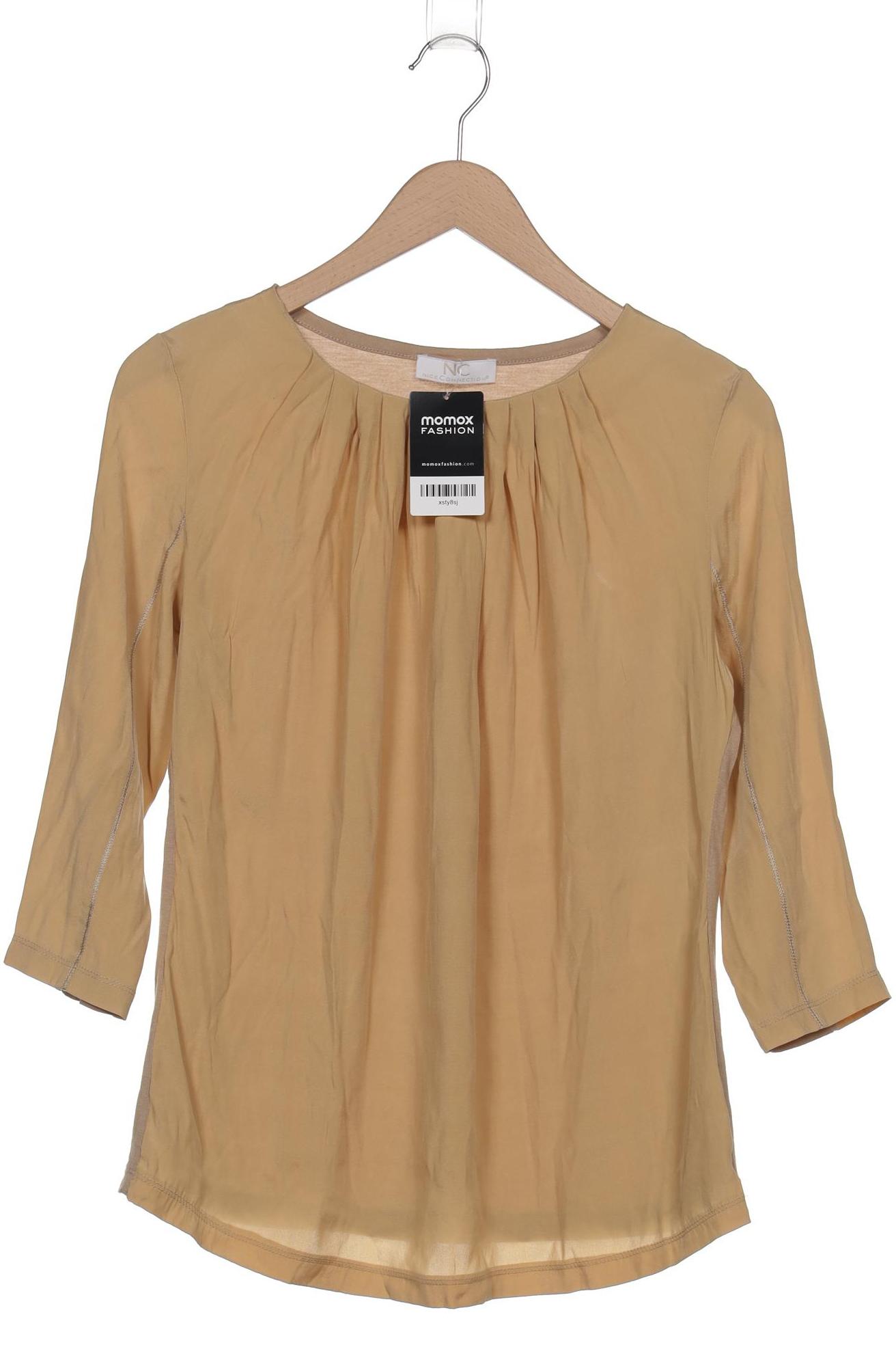 

Nice Connection Damen Langarmshirt, beige, Gr. 40