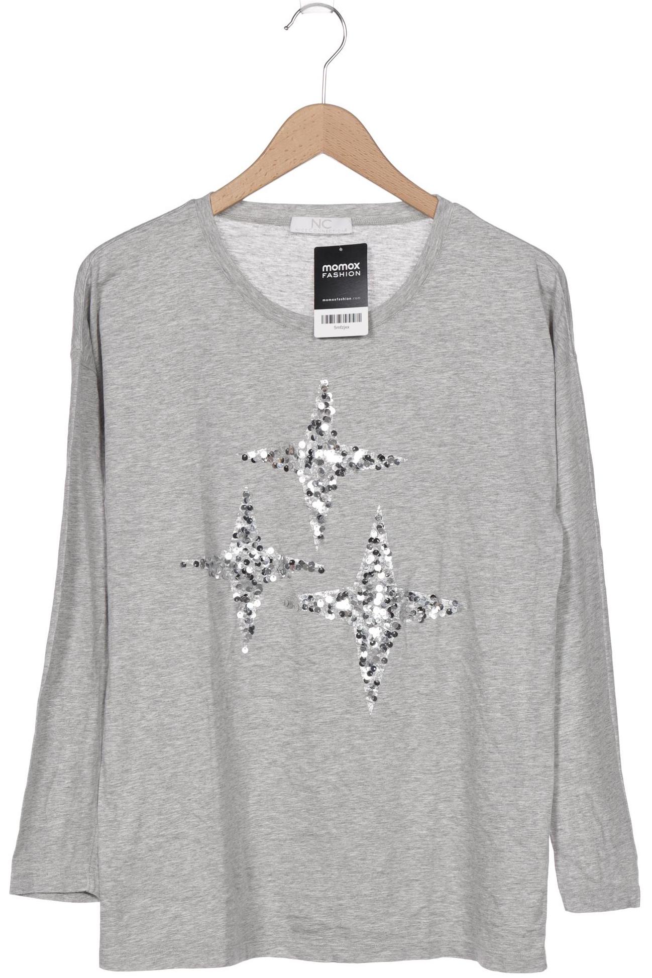 

NICE CONNECTION Damen Langarmshirt, grau