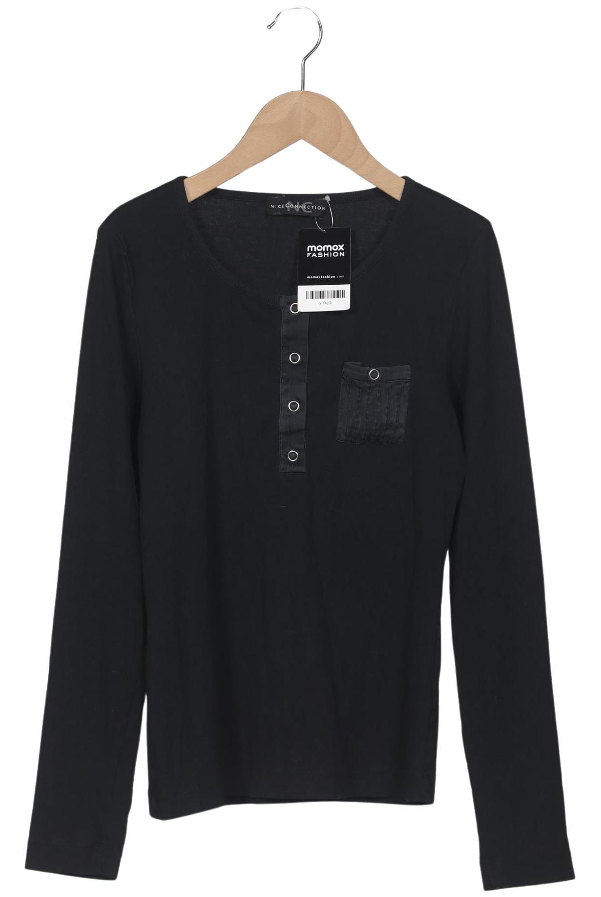 

Nice Connection Damen Langarmshirt, schwarz, Gr. 34