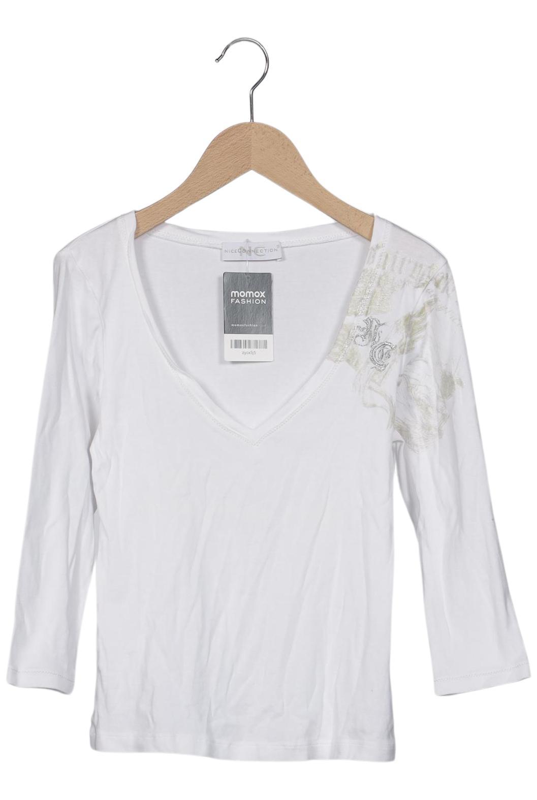 

Nice Connection Damen Langarmshirt, weiß, Gr. 34