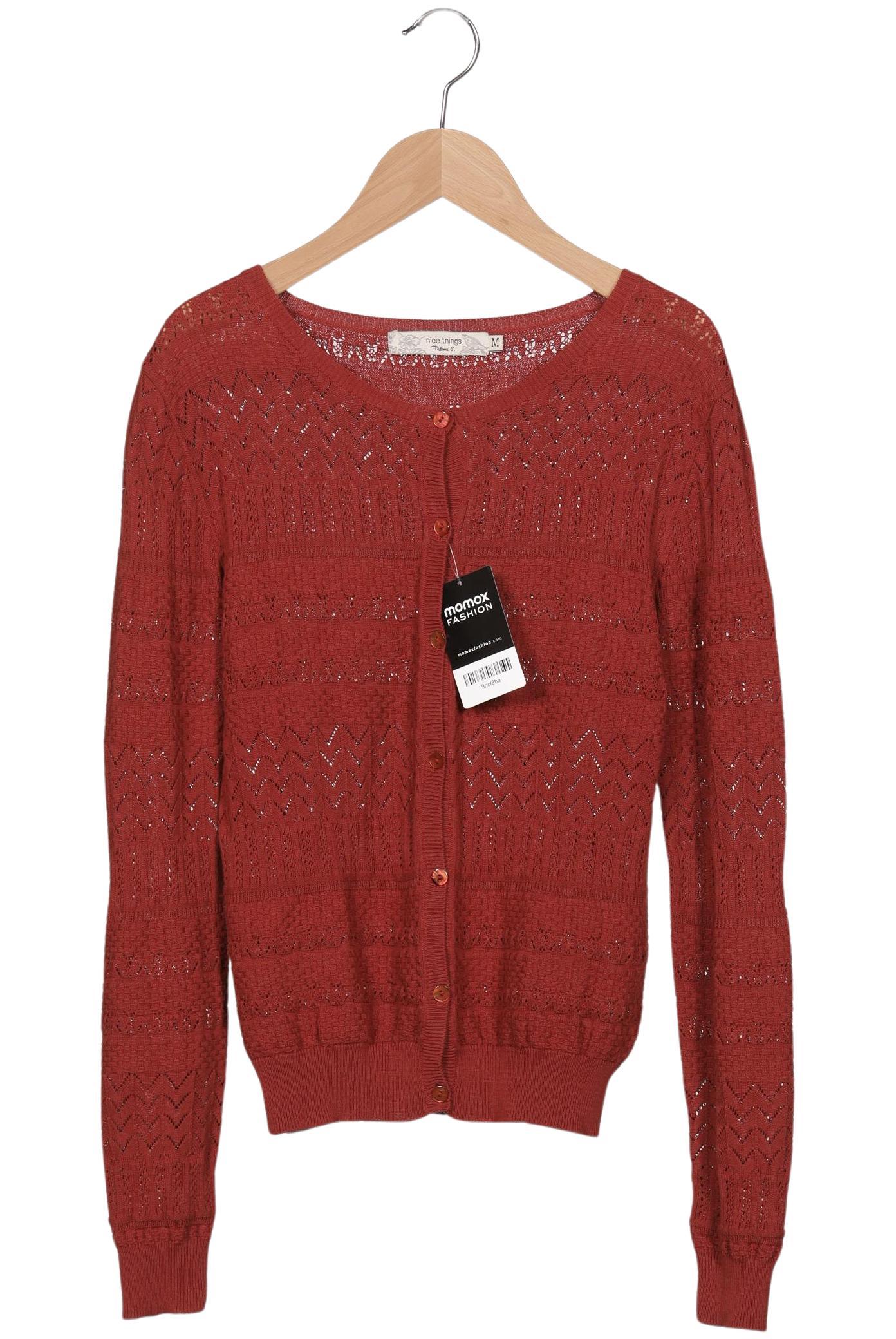 

nice things Damen Strickjacke, braun, Gr. 38