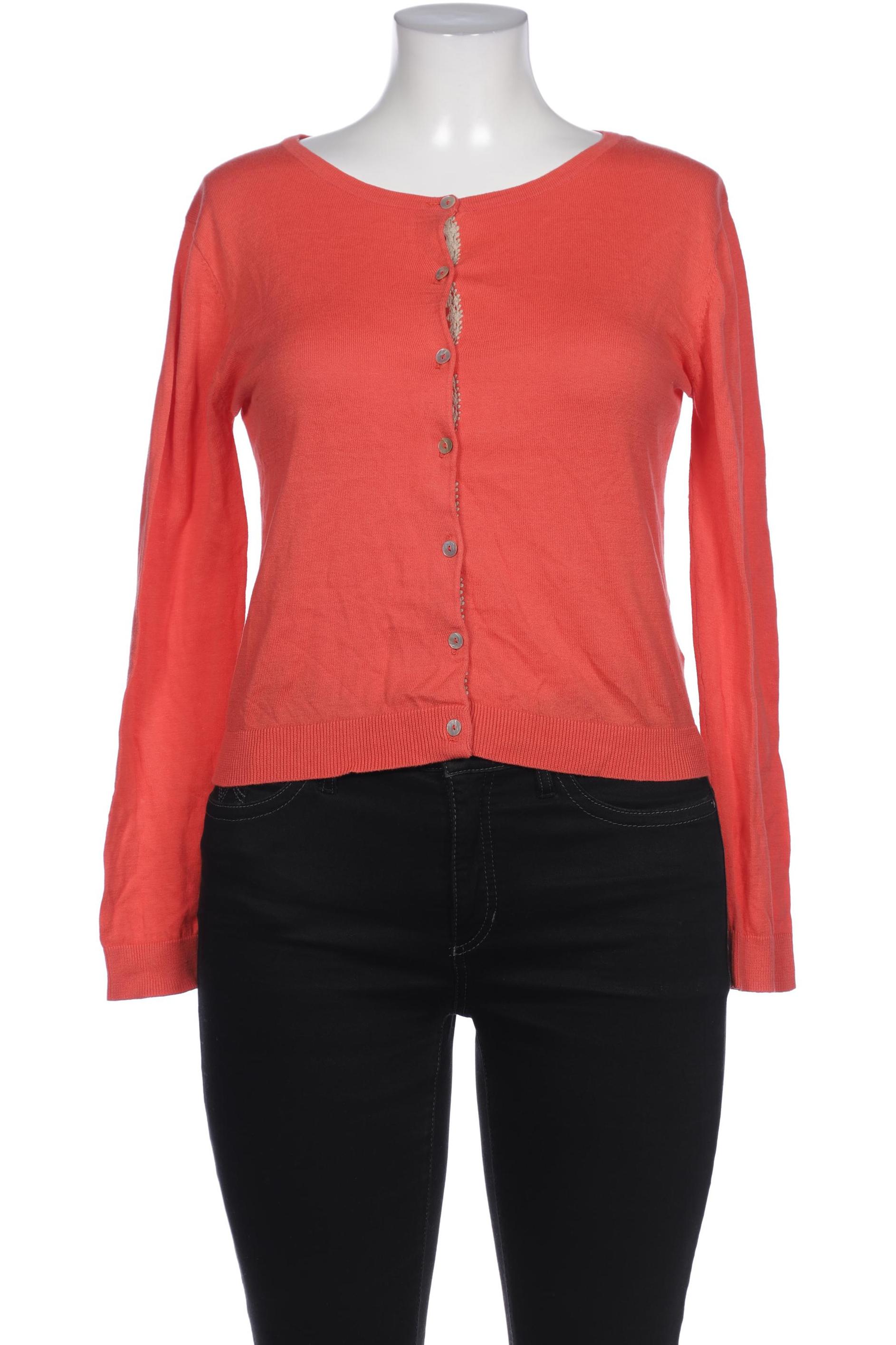 

nice things Damen Strickjacke, orange, Gr. 44