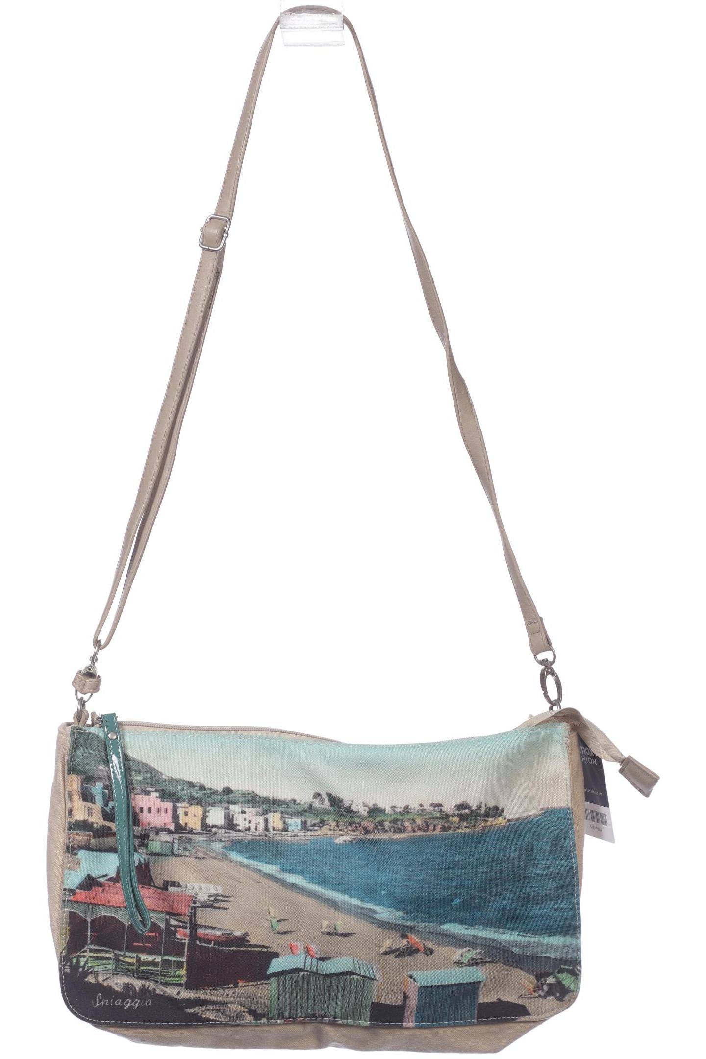 

nice things Damen Handtasche, beige, Gr.