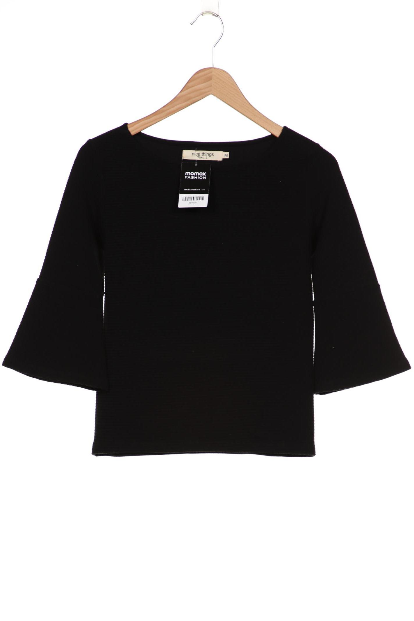 

nice things Damen Pullover, schwarz