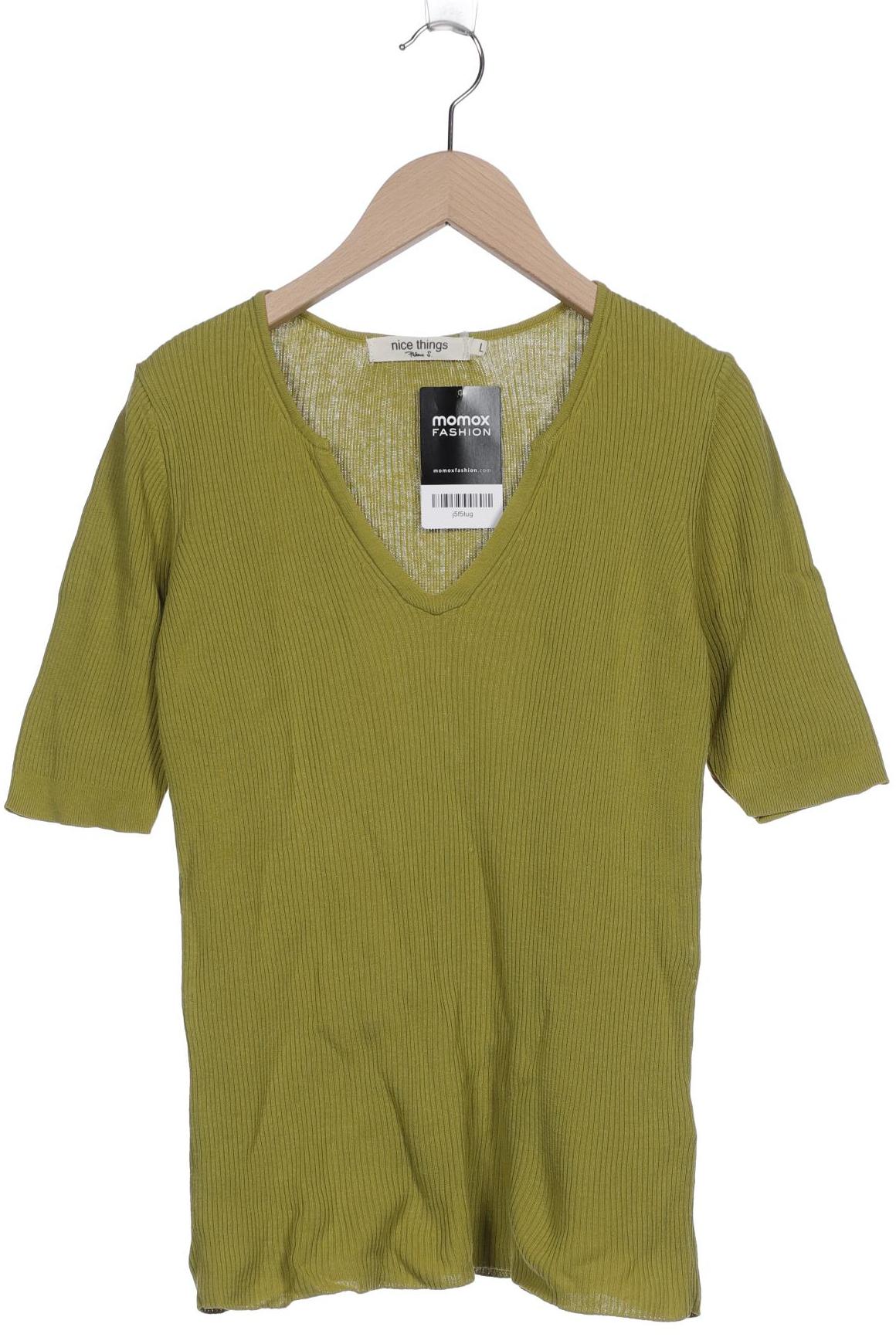 

nice things Damen T-Shirt, grün, Gr. 42