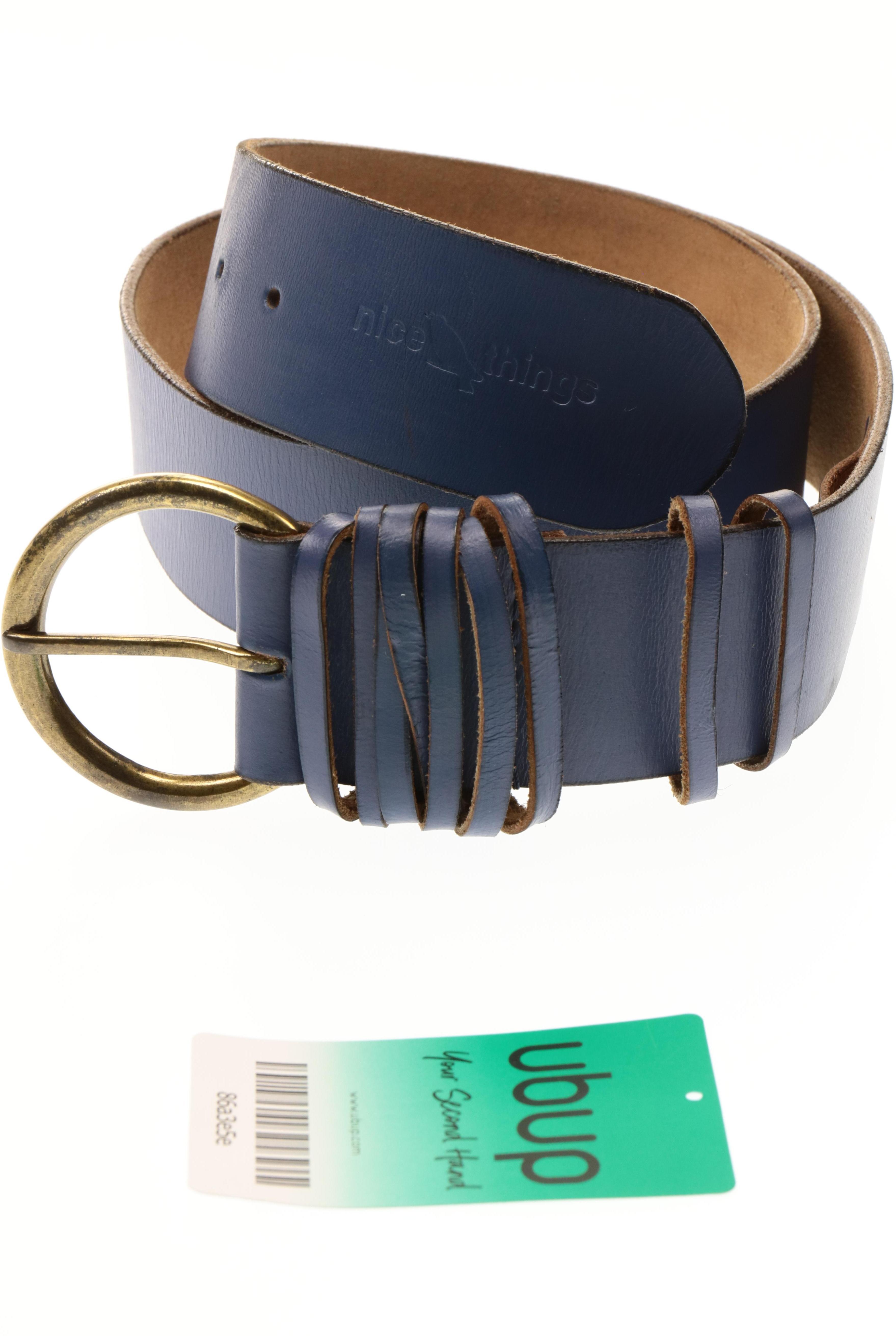 

nice things Damen Gürtel, blau, Gr. 90