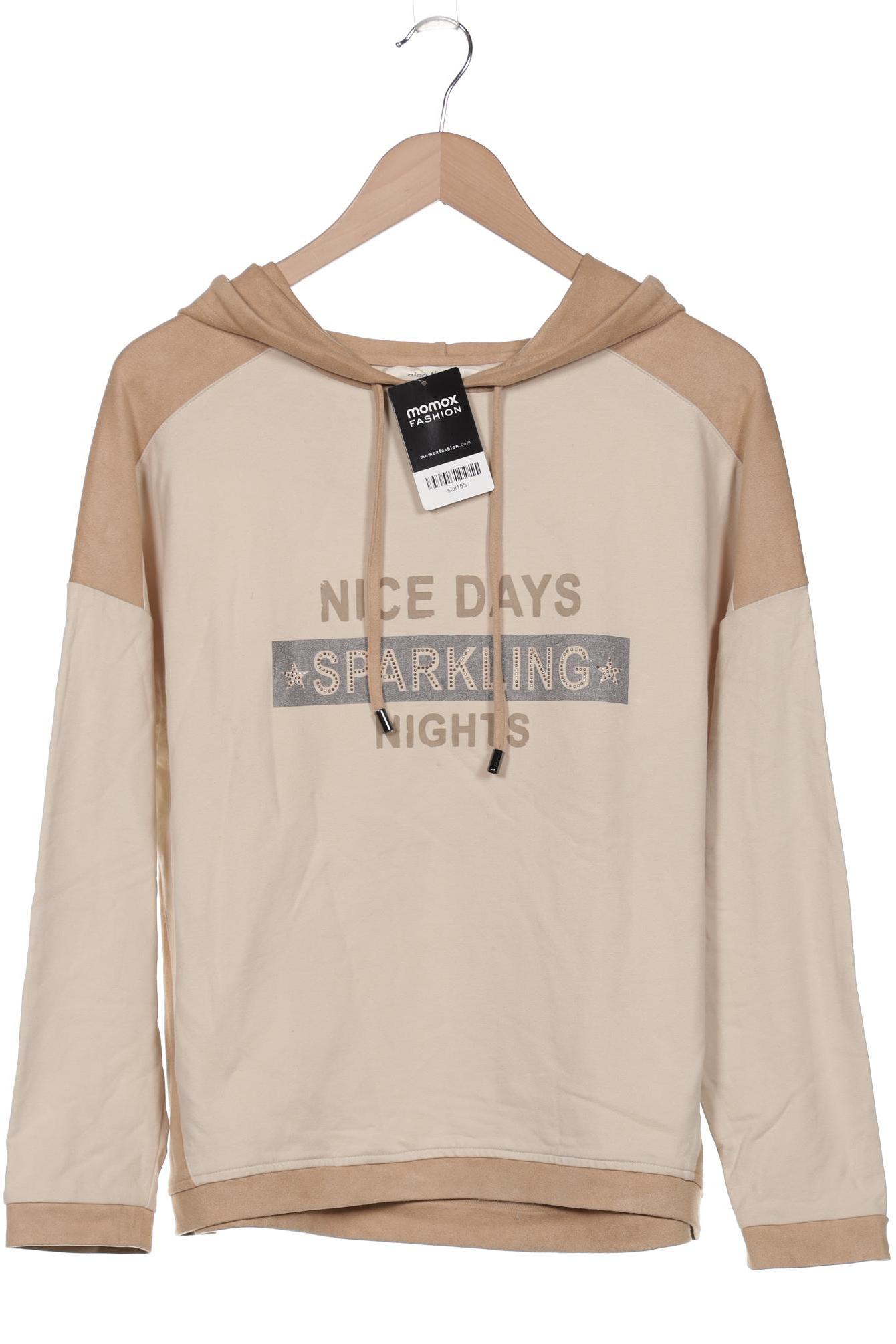 

nice things Damen Kapuzenpullover, beige, Gr. 48