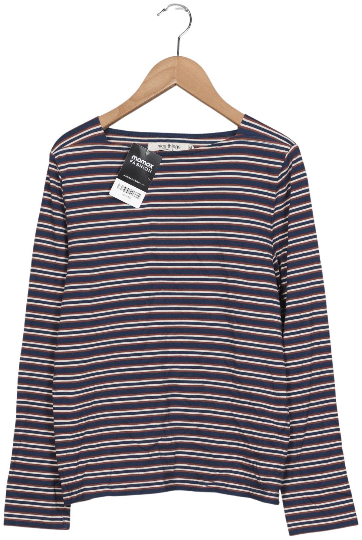 

nice things Damen Langarmshirt, mehrfarbig, Gr. 38