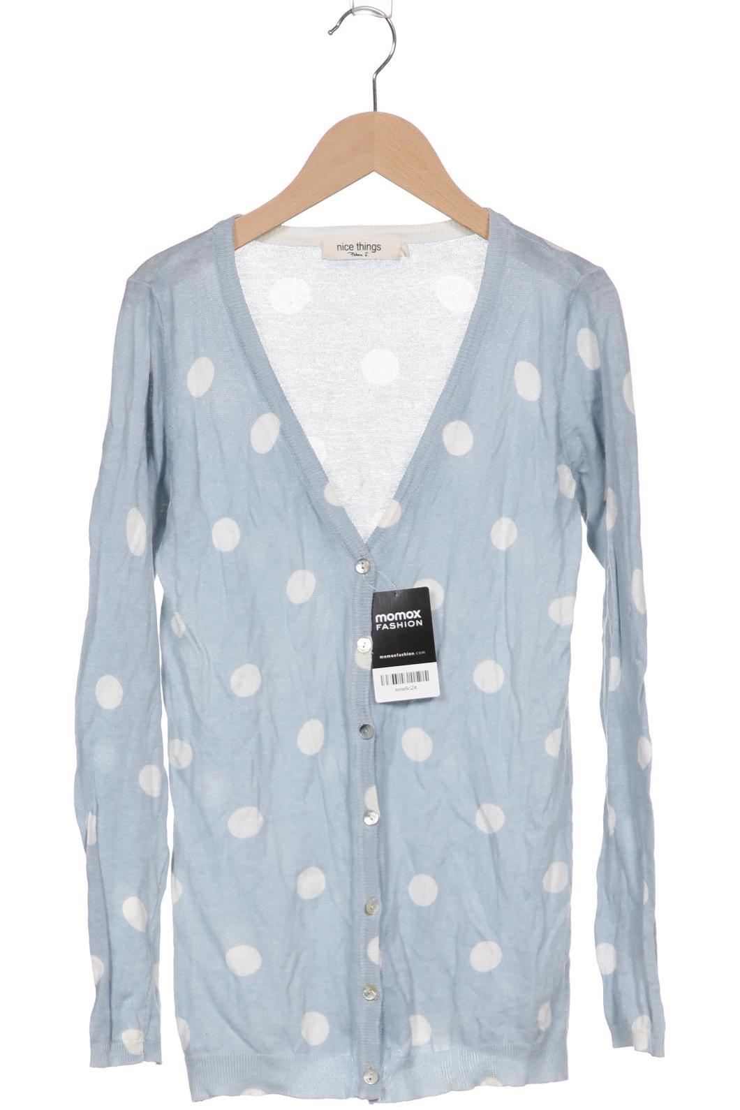 

nice things Damen Strickjacke, hellblau