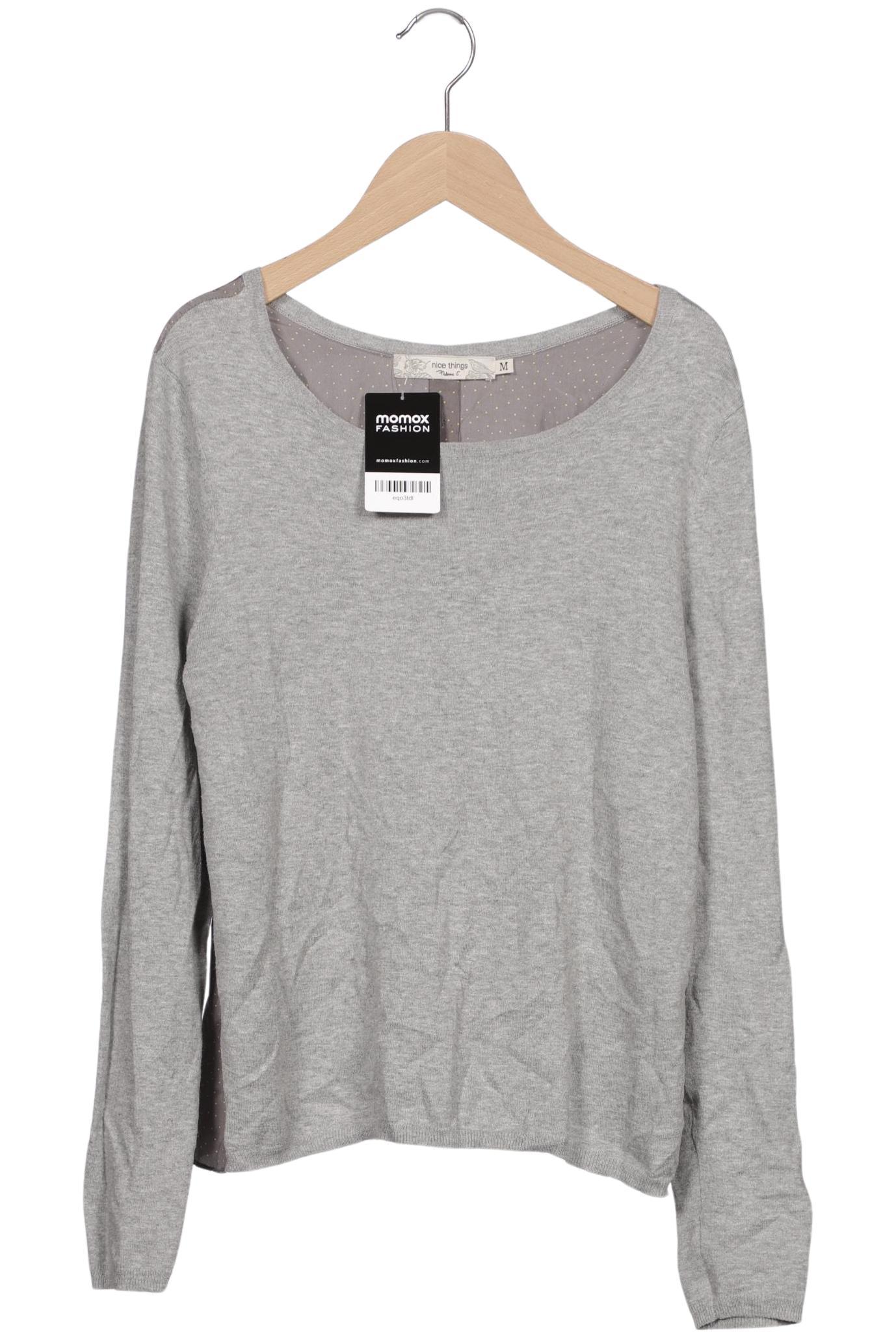 

nice things Damen Pullover, grau, Gr. 38