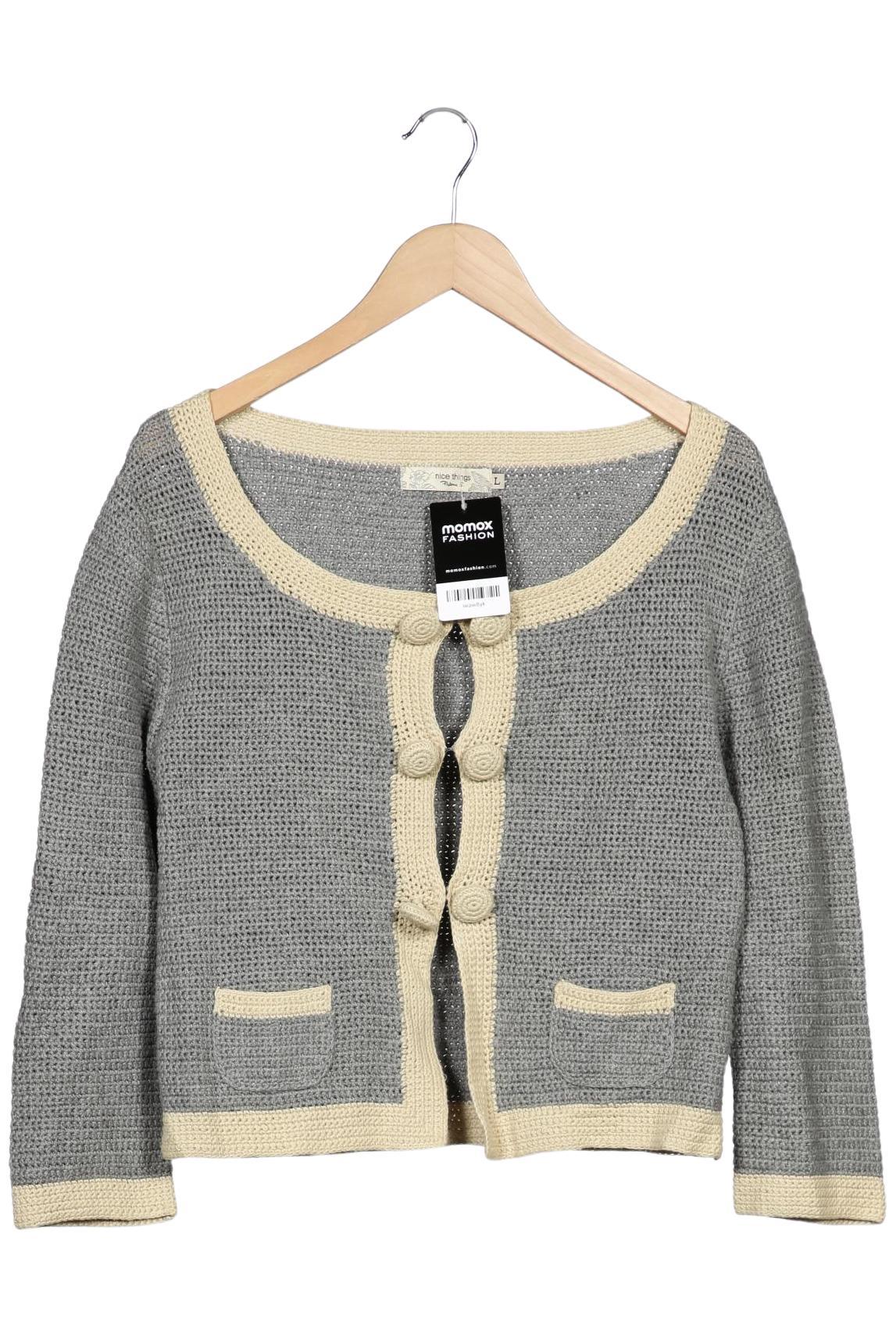 

nice things Damen Strickjacke, mehrfarbig, Gr. 42