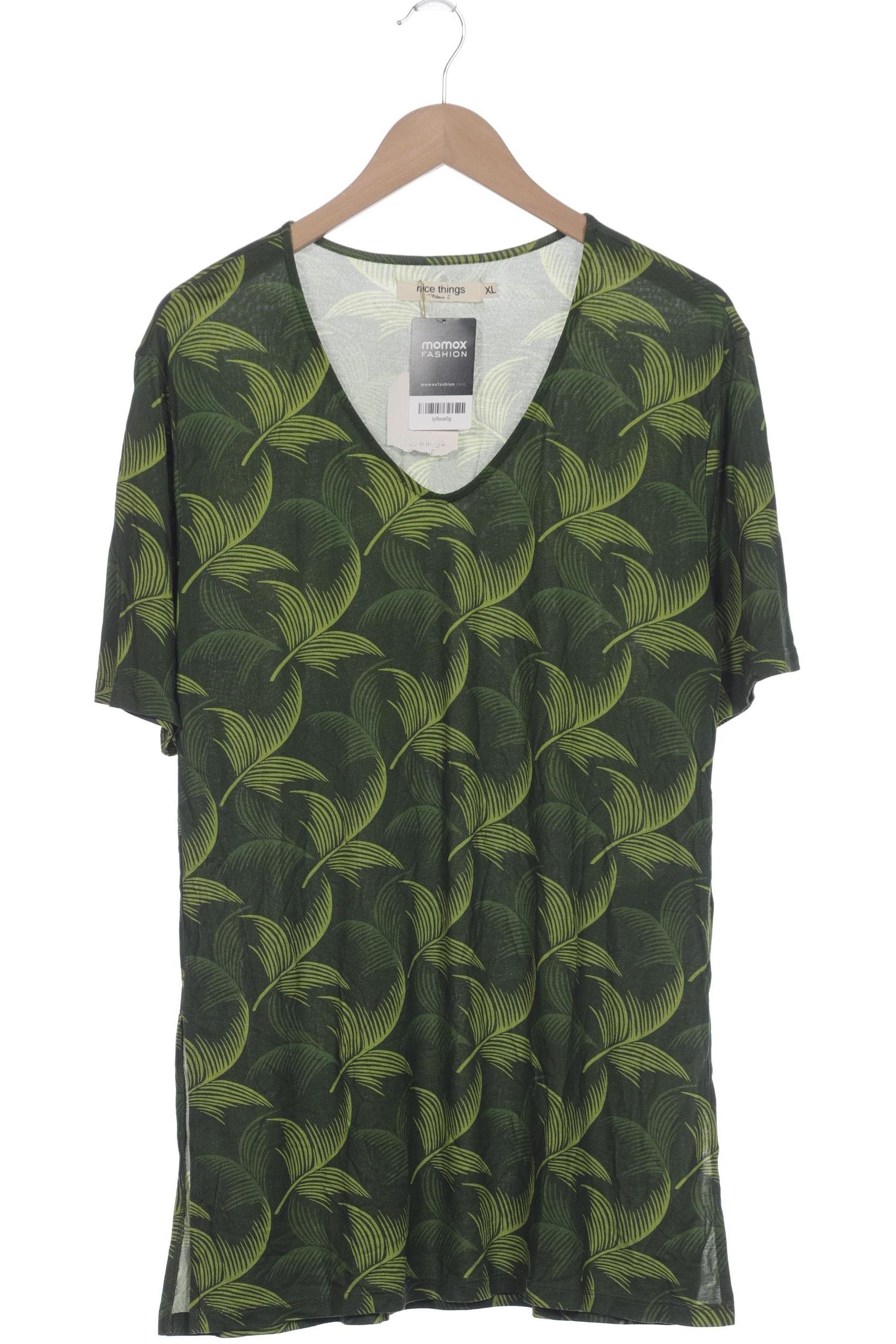 

nice things Damen T-Shirt, grün, Gr. 44