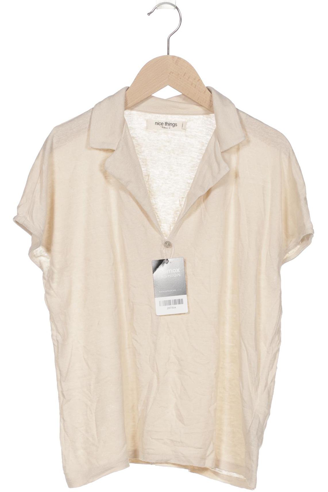 

nice things Damen Poloshirt, cremeweiß, Gr. 38