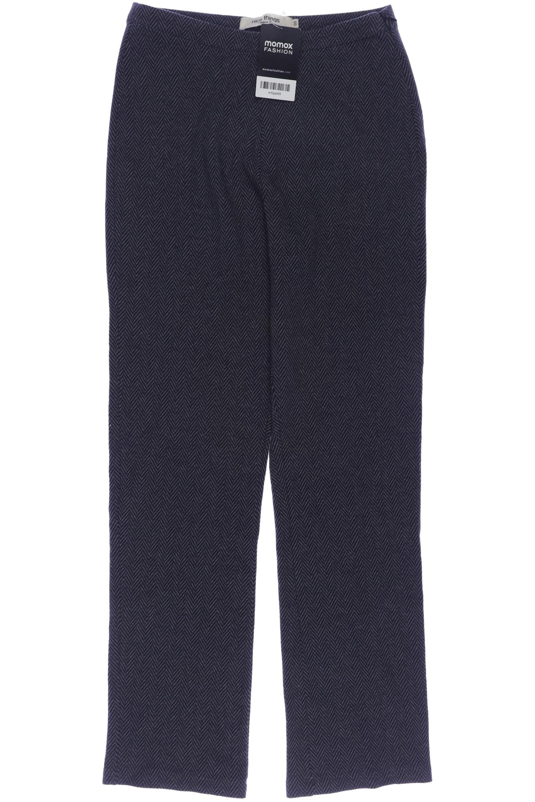 

nice things Damen Stoffhose, marineblau, Gr. 0